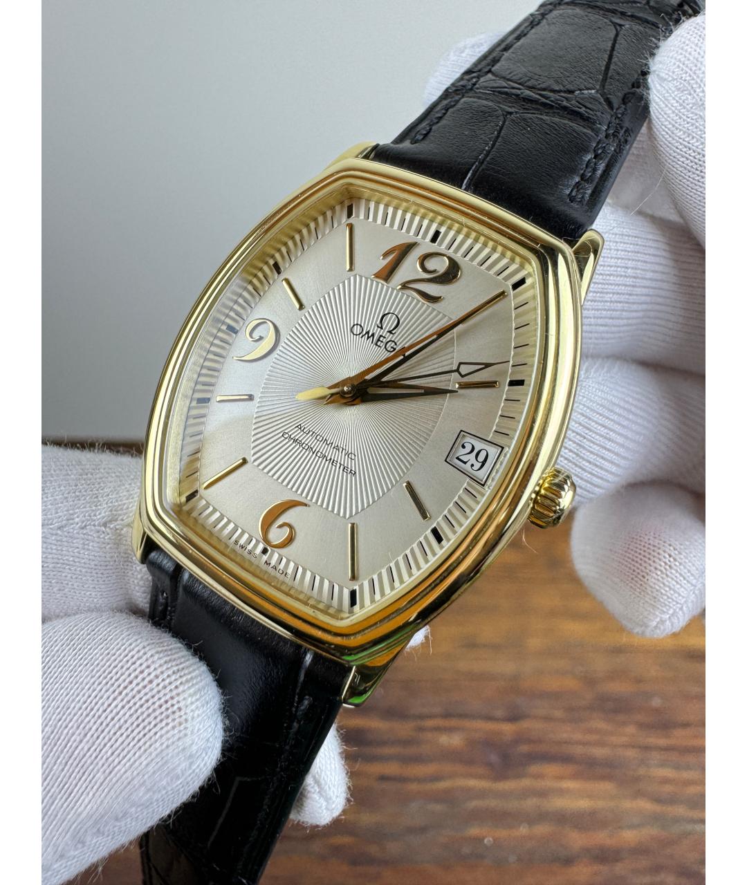 OMEGA Золотые часы из желтого золота, фото 2