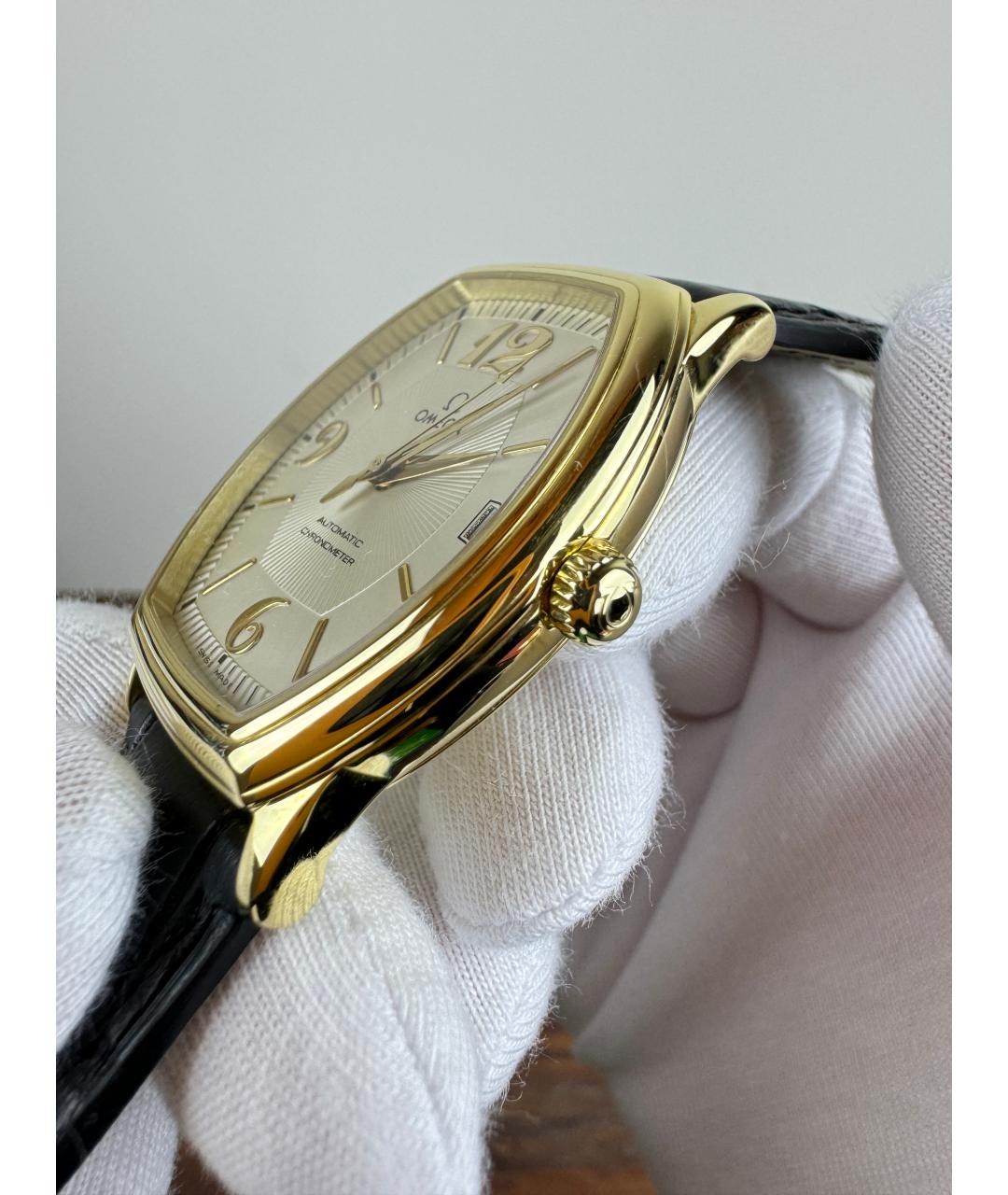 OMEGA Золотые часы из желтого золота, фото 3