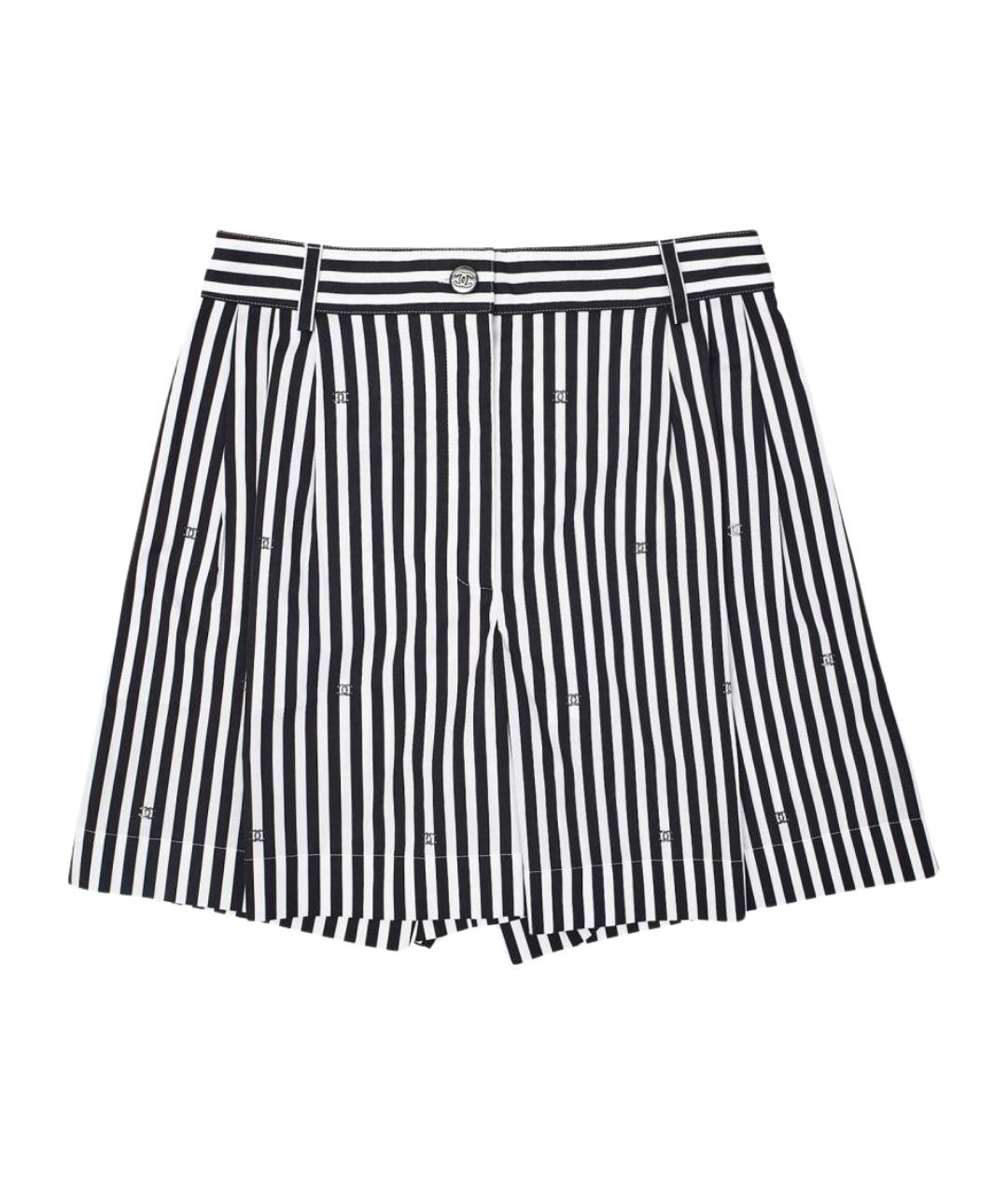 CHANEL Белая хлопковая юбка-шорты, фото 1