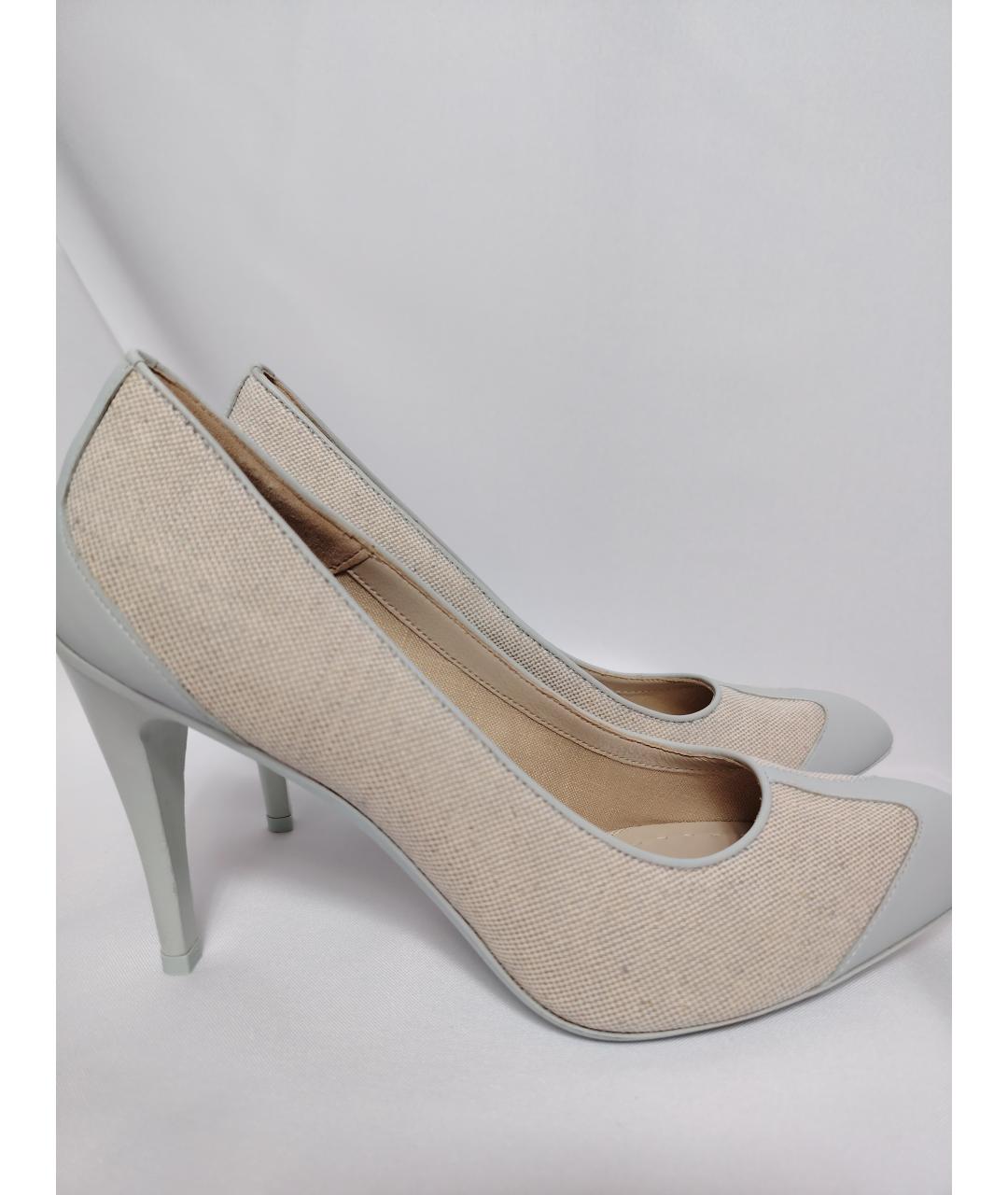 MAX MARA Голубые кожаные туфли, фото 7