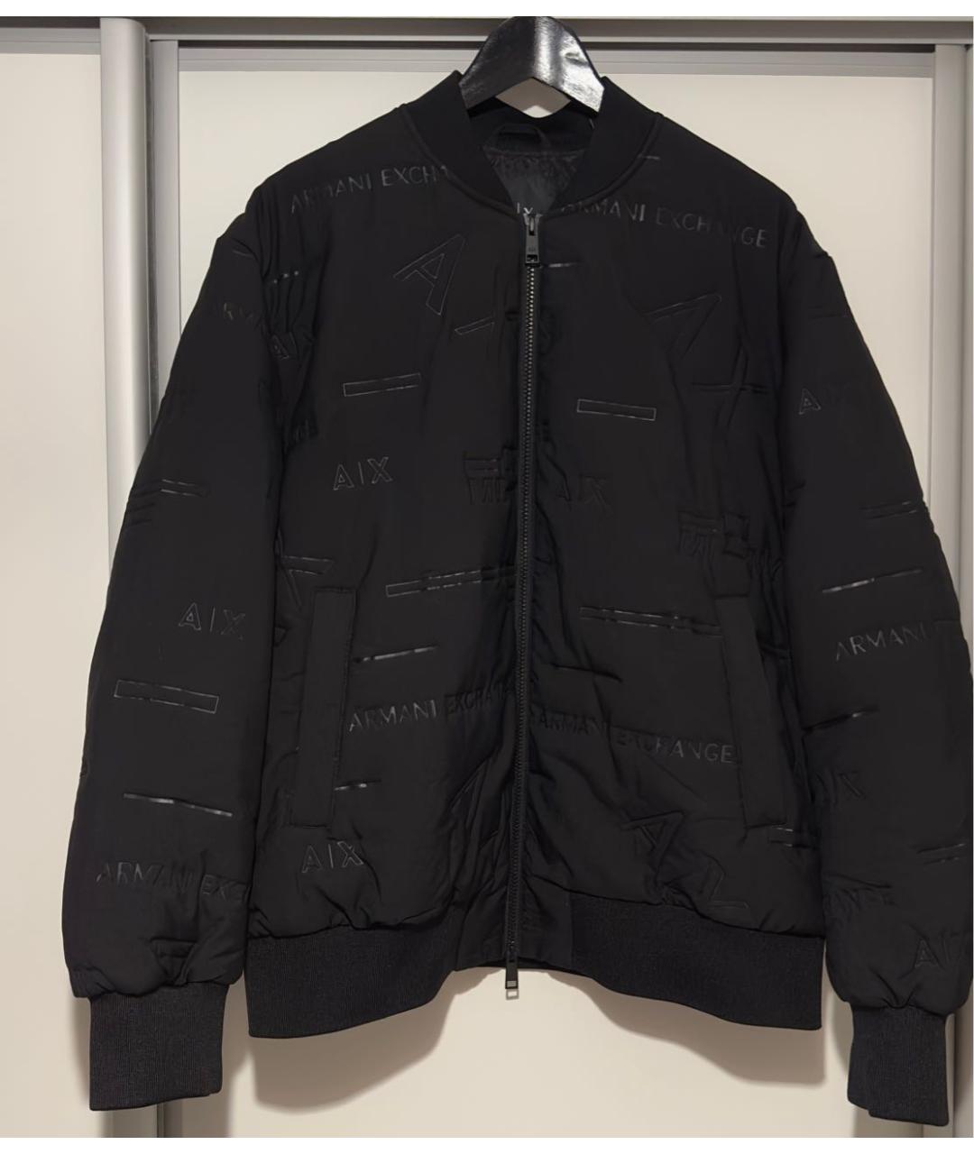ARMANI EXCHANGE Черная полиэстеровая куртка, фото 6