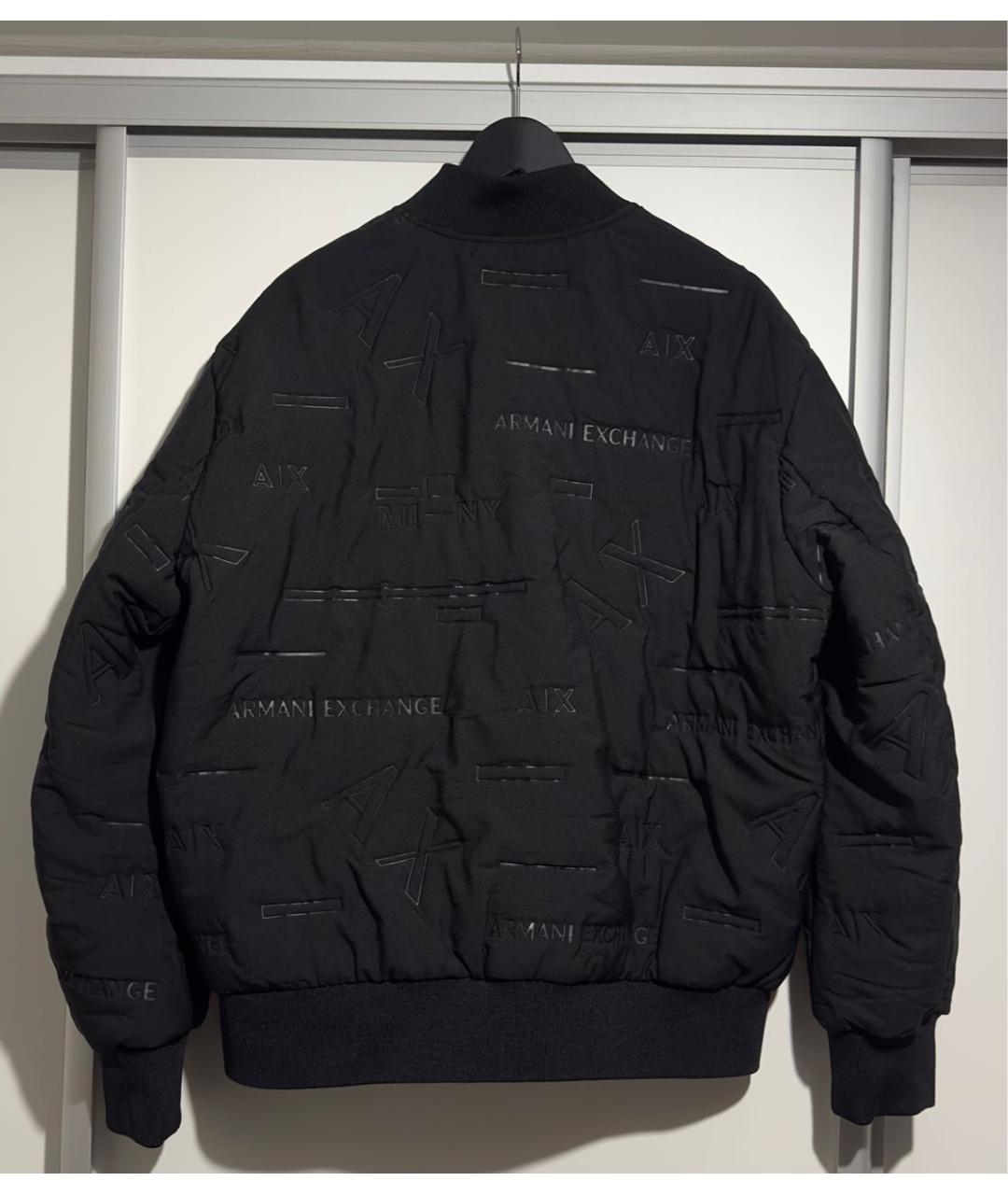 ARMANI EXCHANGE Черная полиэстеровая куртка, фото 2
