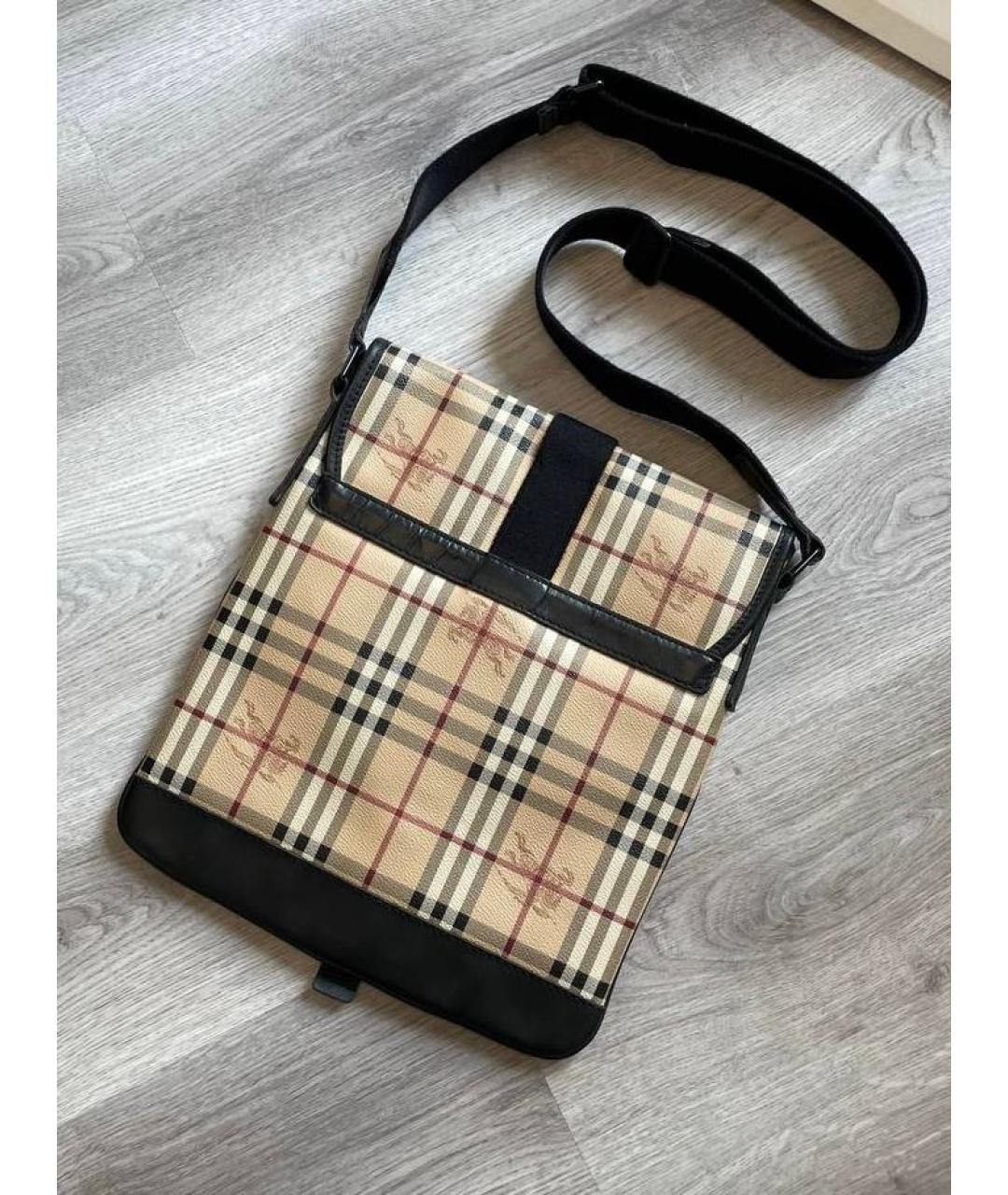 BURBERRY Бежевая сумка на плечо, фото 2