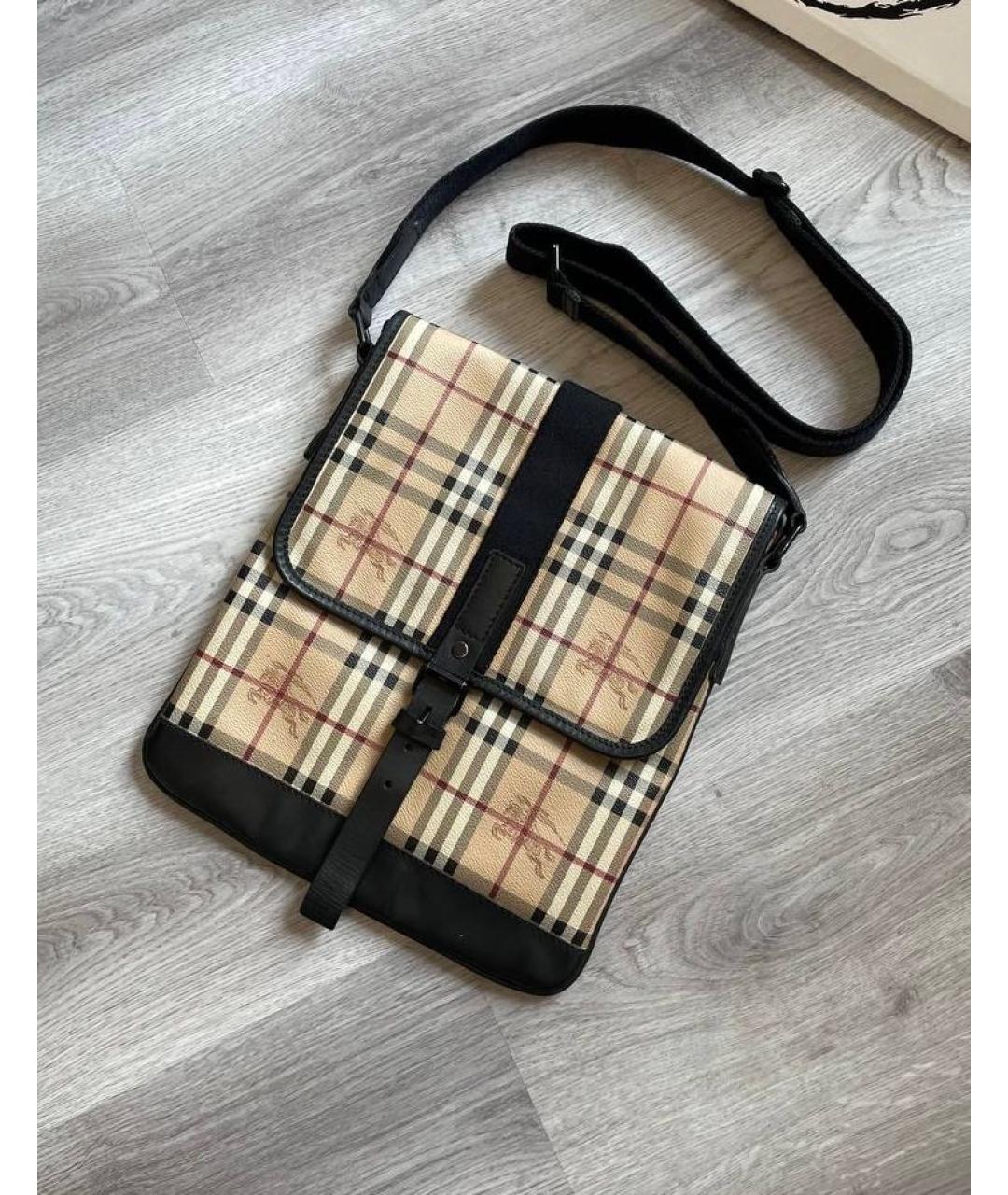 BURBERRY Бежевая сумка на плечо, фото 6