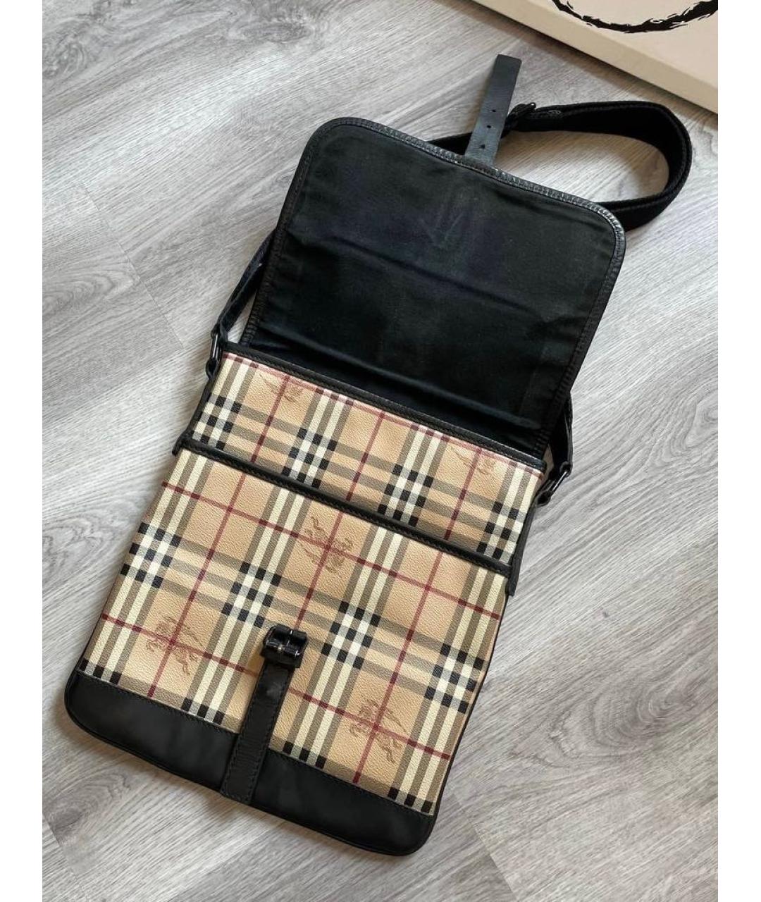 BURBERRY Бежевая сумка на плечо, фото 3