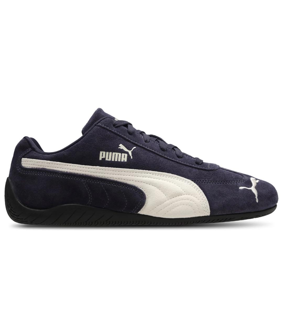 PUMA Темно-синие замшевые кроссовки, фото 1