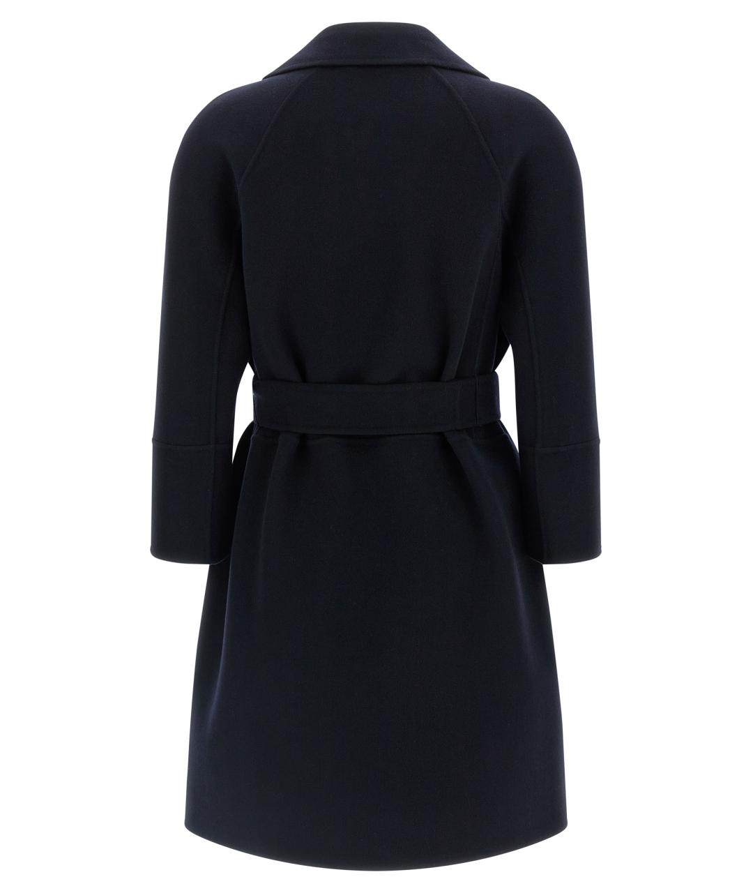 'S MAX MARA Синее шерстяное пальто, фото 2