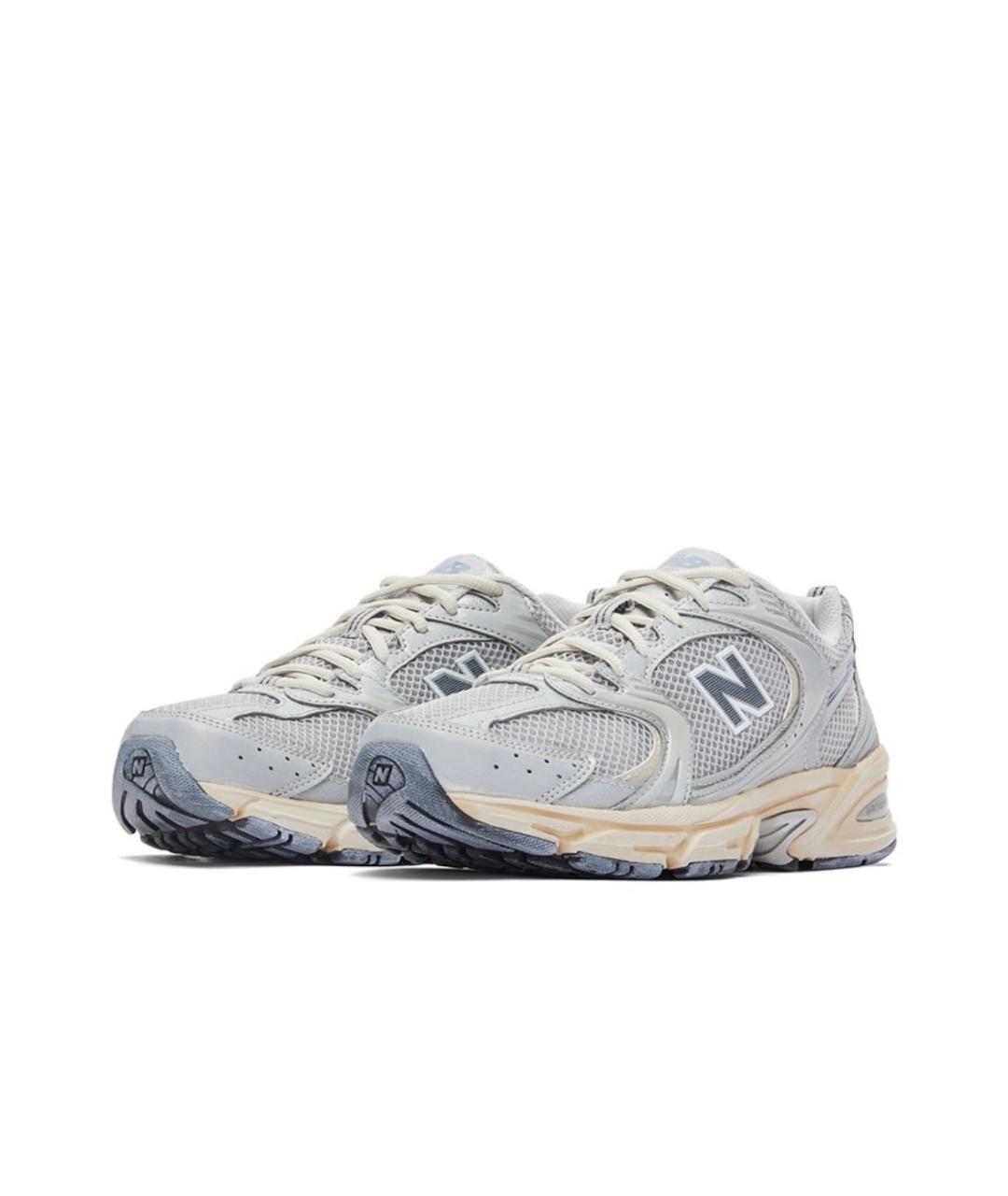 NEW BALANCE Серые текстильные кроссовки, фото 3