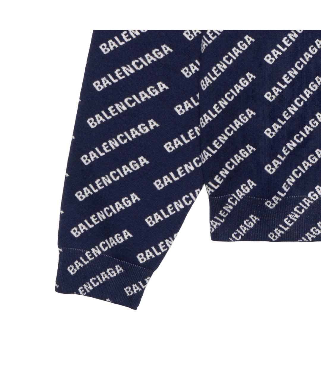 BALENCIAGA Темно-синий джемпер / свитер, фото 4