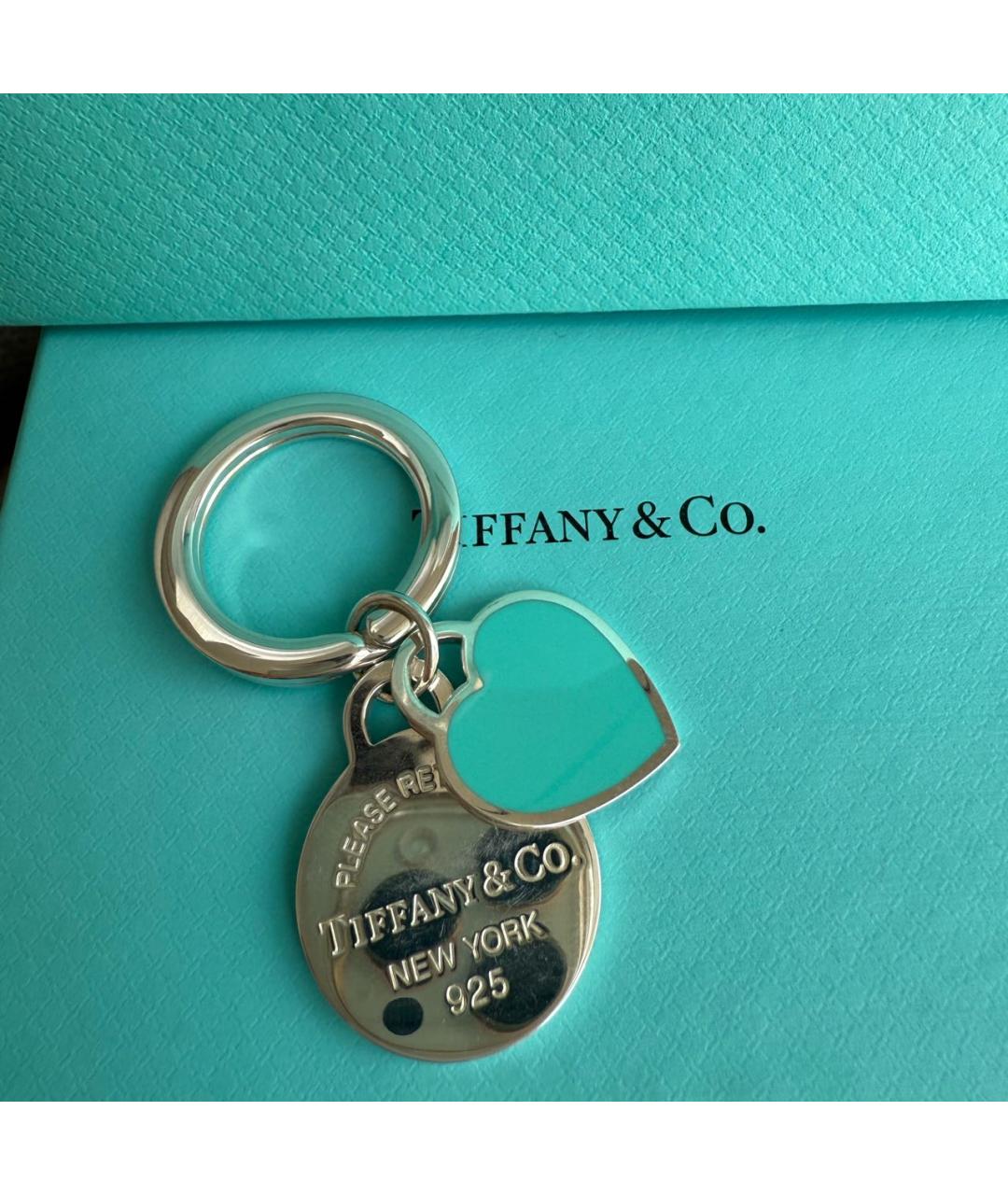 TIFFANY&CO Бирюзовый брелок, фото 3