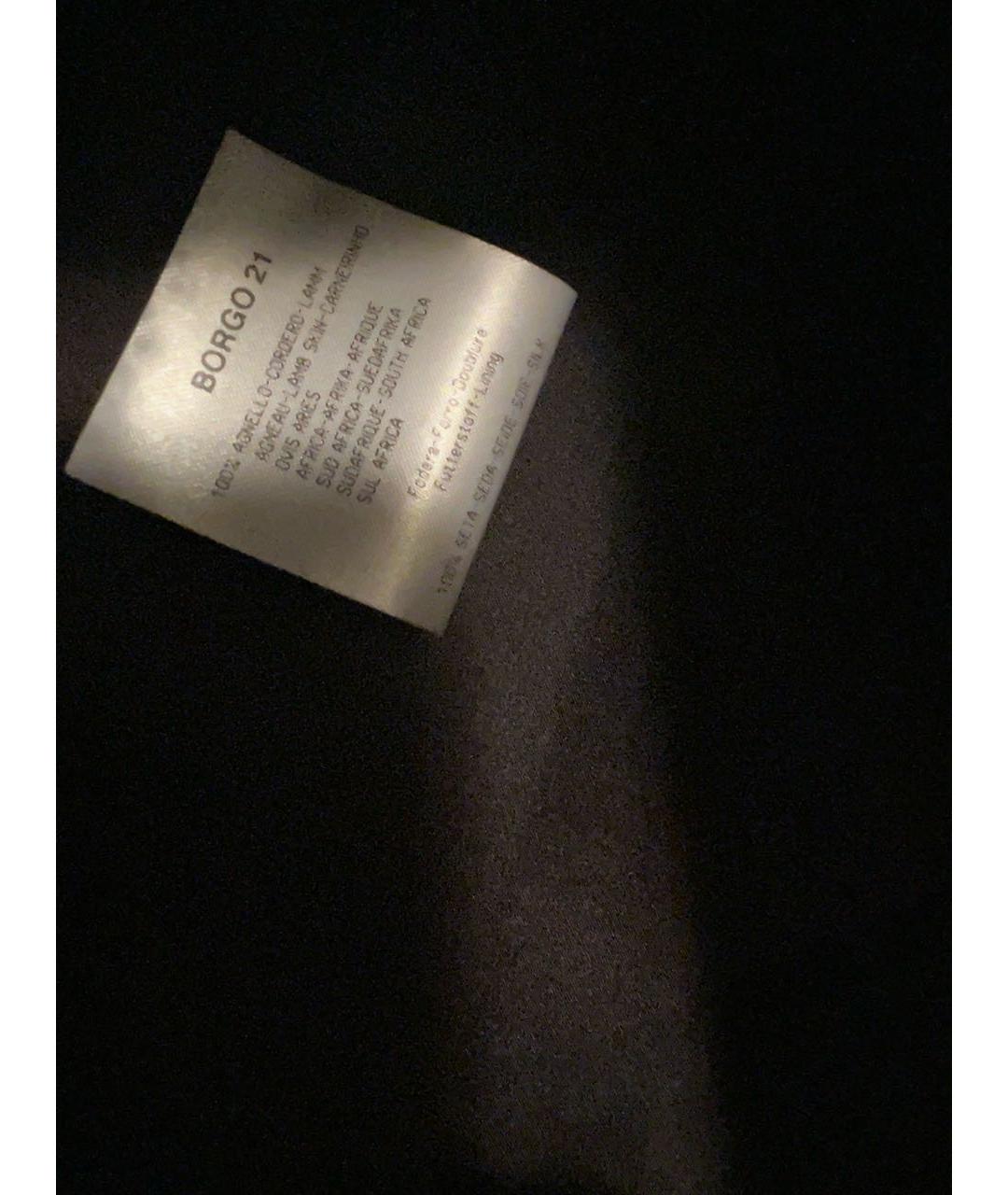 GIORGIO ARMANI Черная кожаная куртка, фото 4