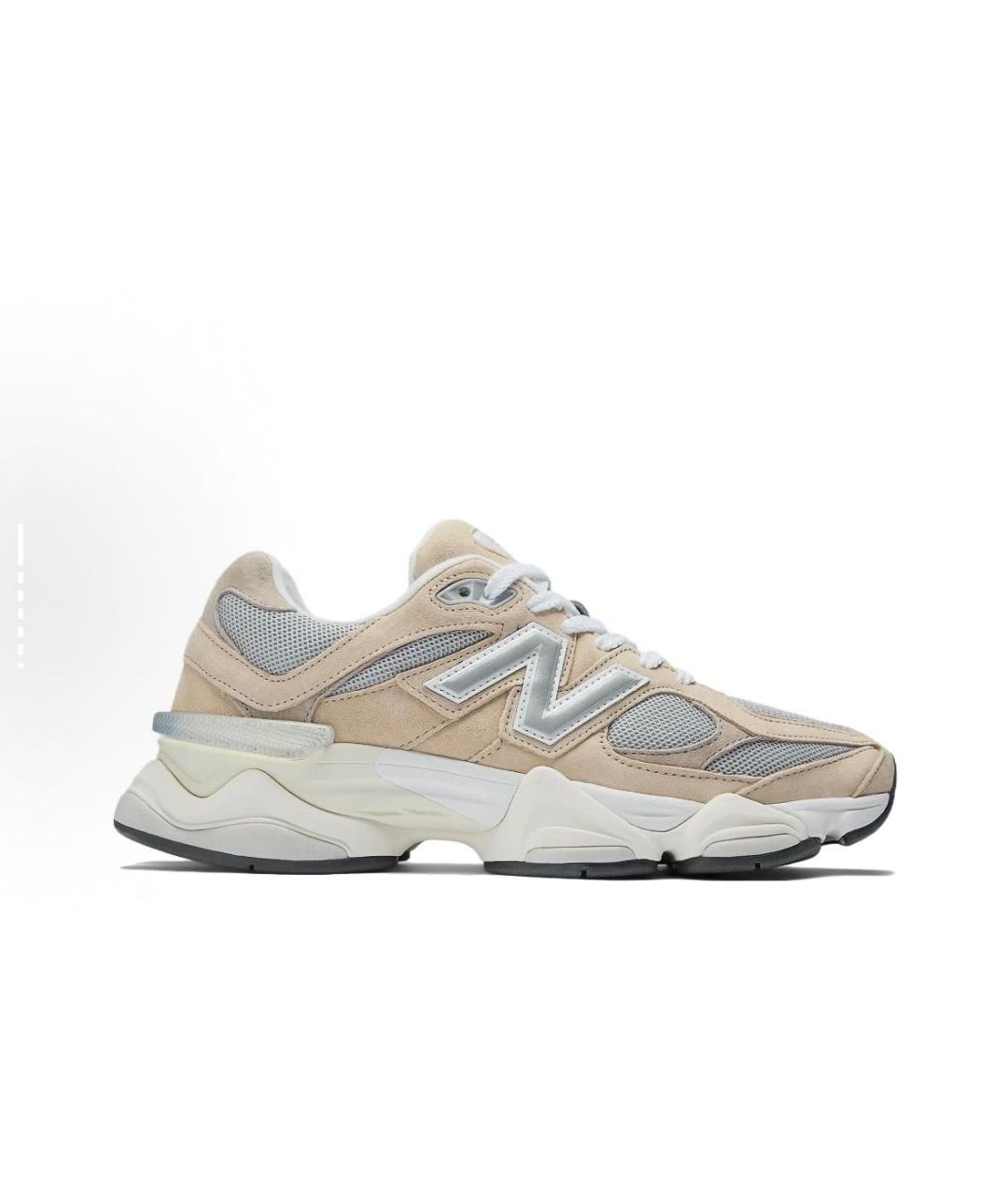 NEW BALANCE Бежевые замшевые кроссовки, фото 2