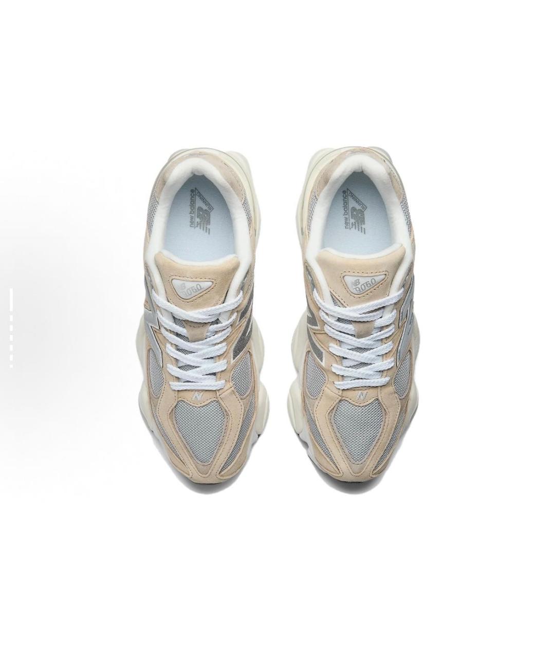 NEW BALANCE Бежевые замшевые кроссовки, фото 3