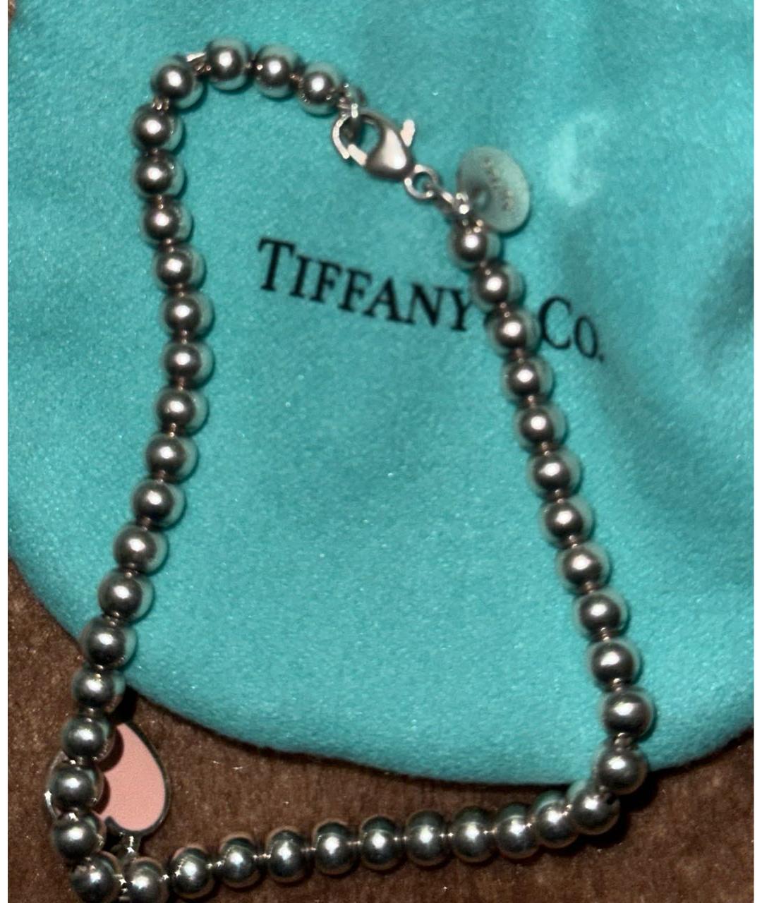 TIFFANY&CO Серебрянный серебряный браслет, фото 3