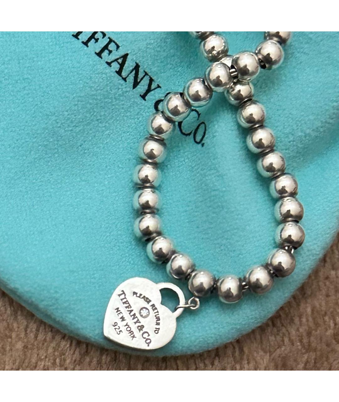TIFFANY&CO Серебрянный серебряный браслет, фото 5