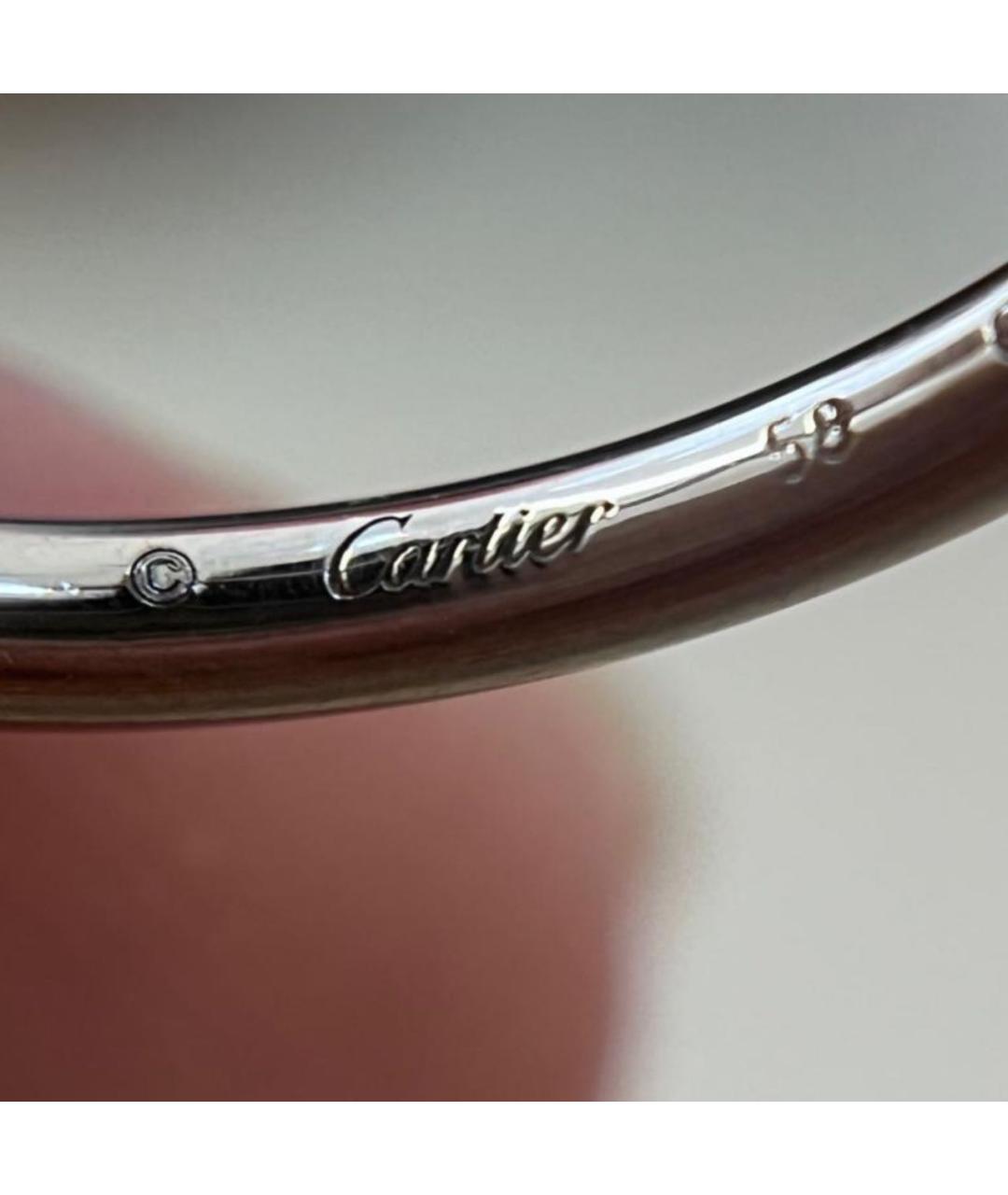 CARTIER Серебряное кольцо из белого золота, фото 7