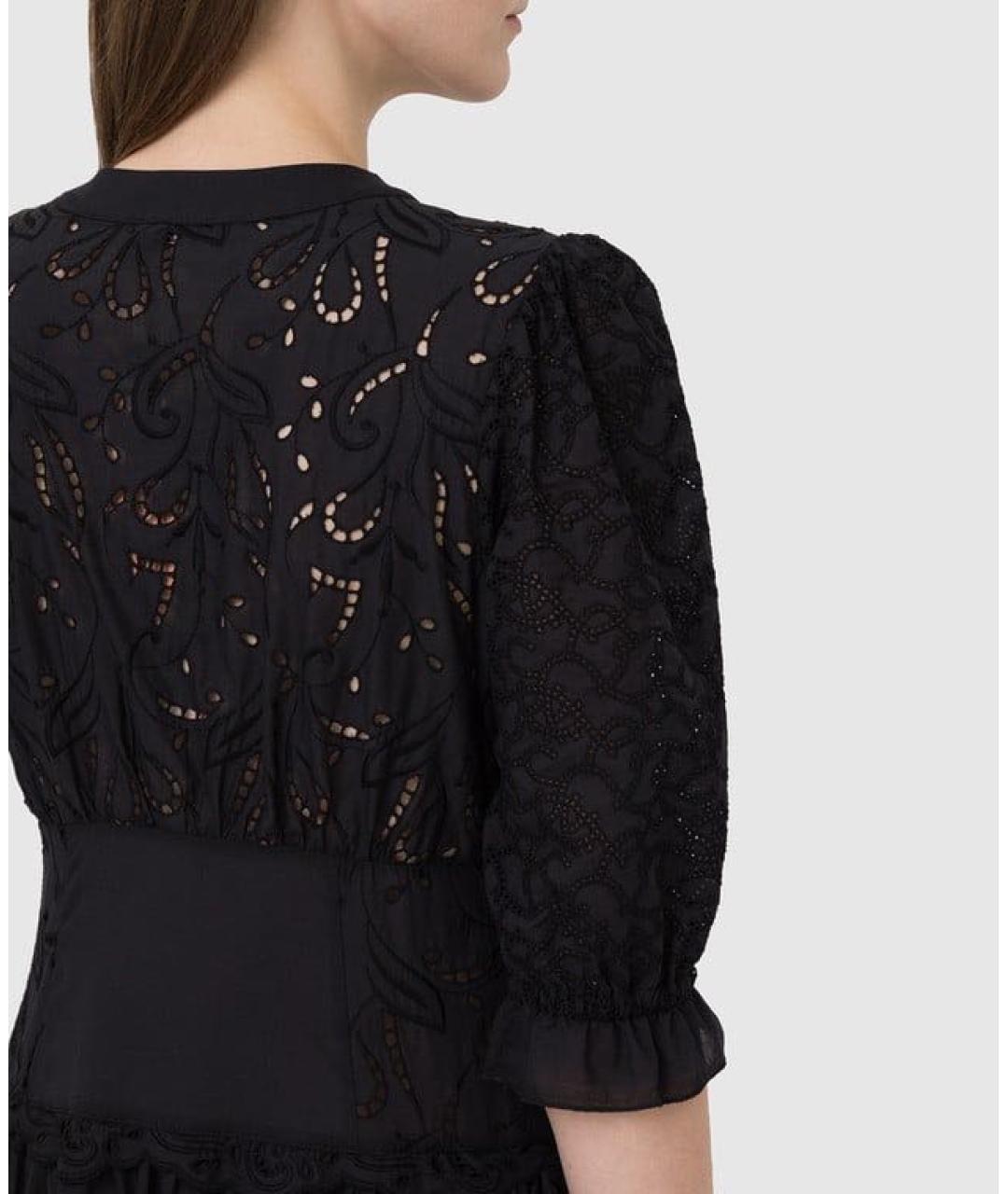 ERMANNO SCERVINO Черное коктейльное платье, фото 4
