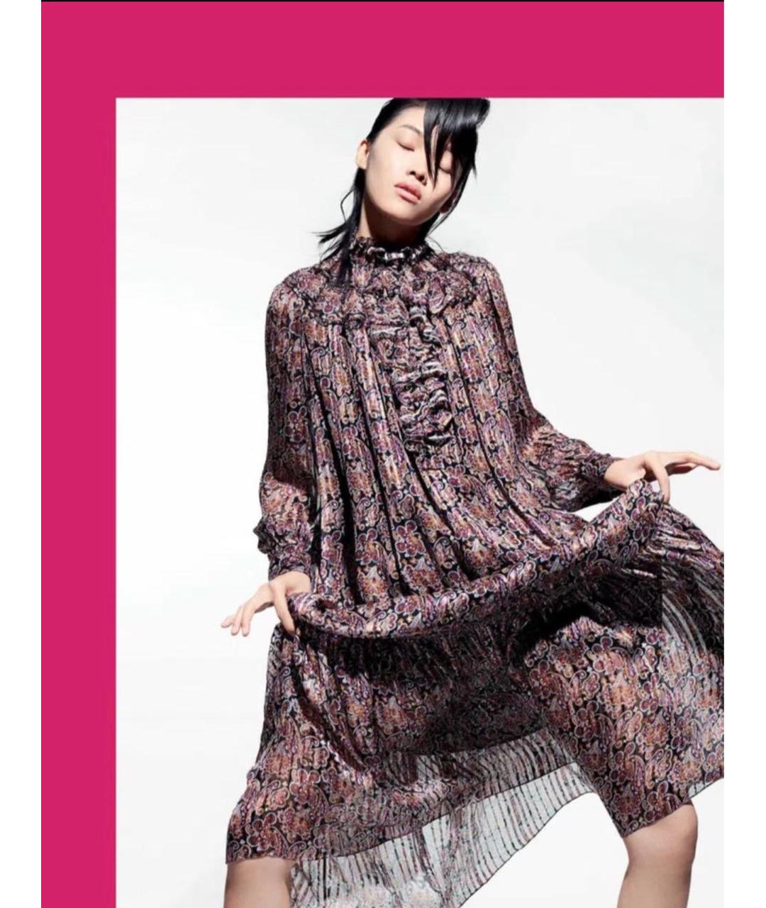 CELINE Шелковое повседневное платье, фото 4