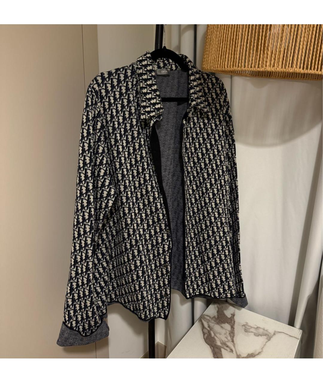 CHRISTIAN DIOR Темно-синяя кэжуал рубашка, фото 6