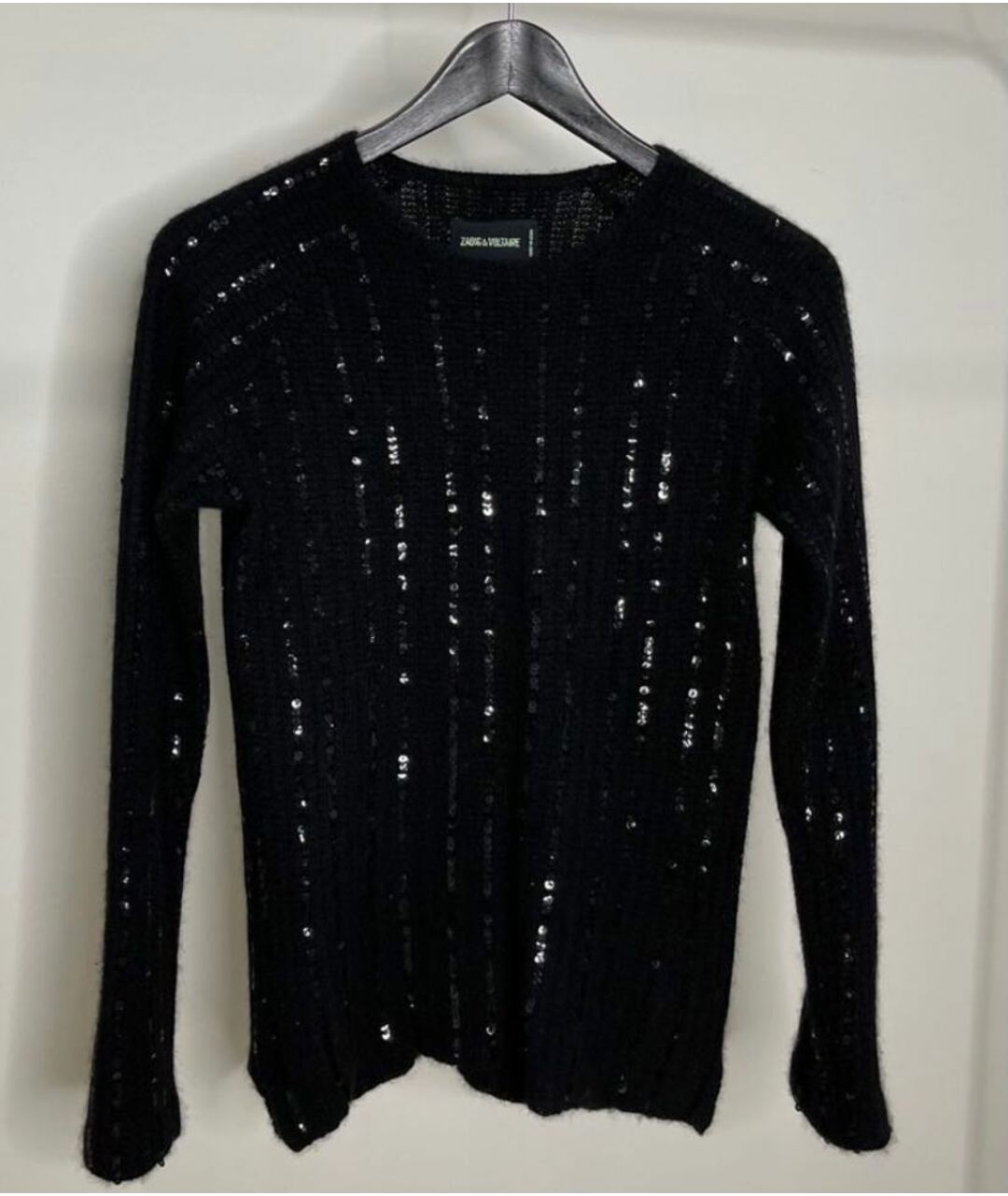 ZADIG & VOLTAIRE Черный кашемировый джемпер / свитер, фото 6