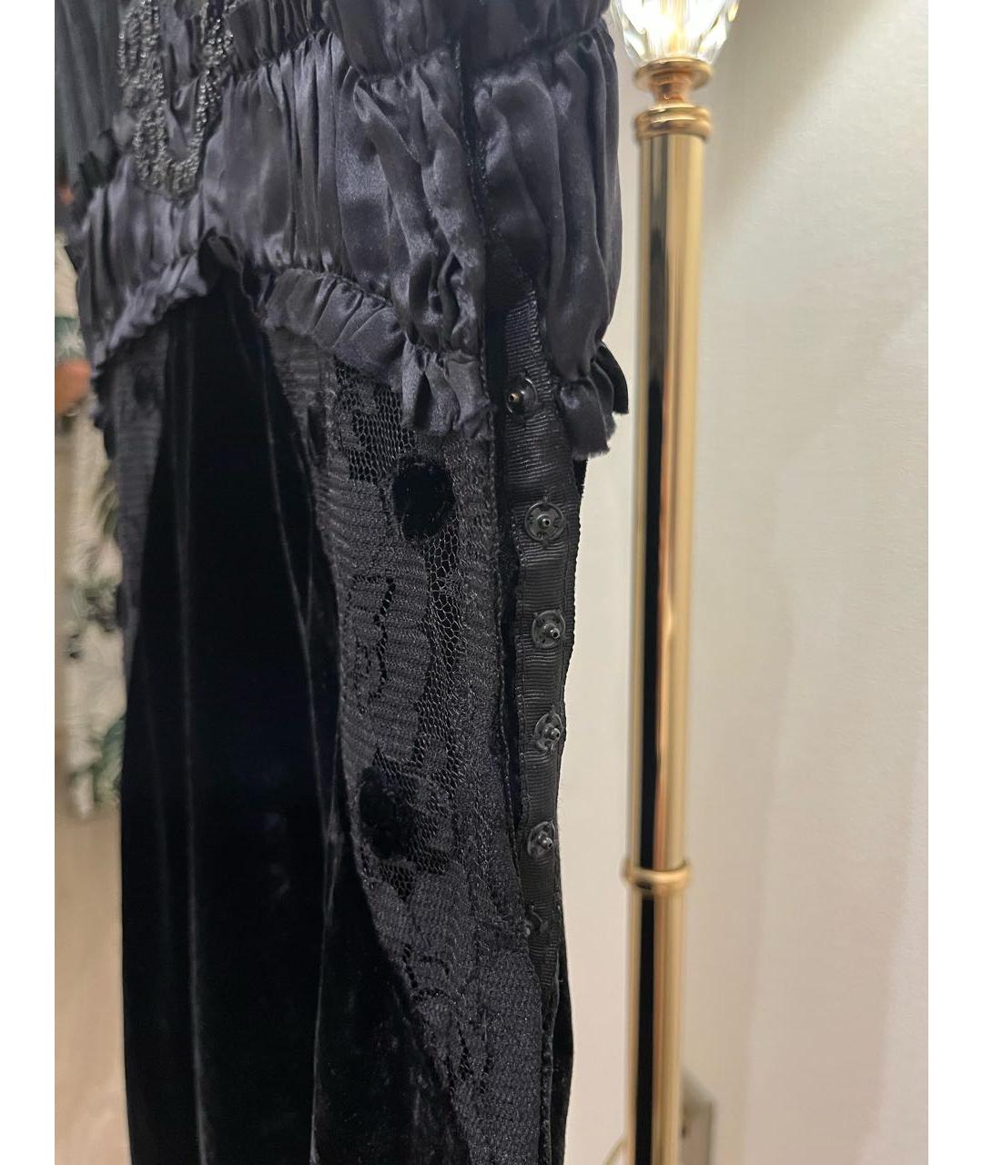 PINKO Черное кружевное коктейльное платье, фото 4