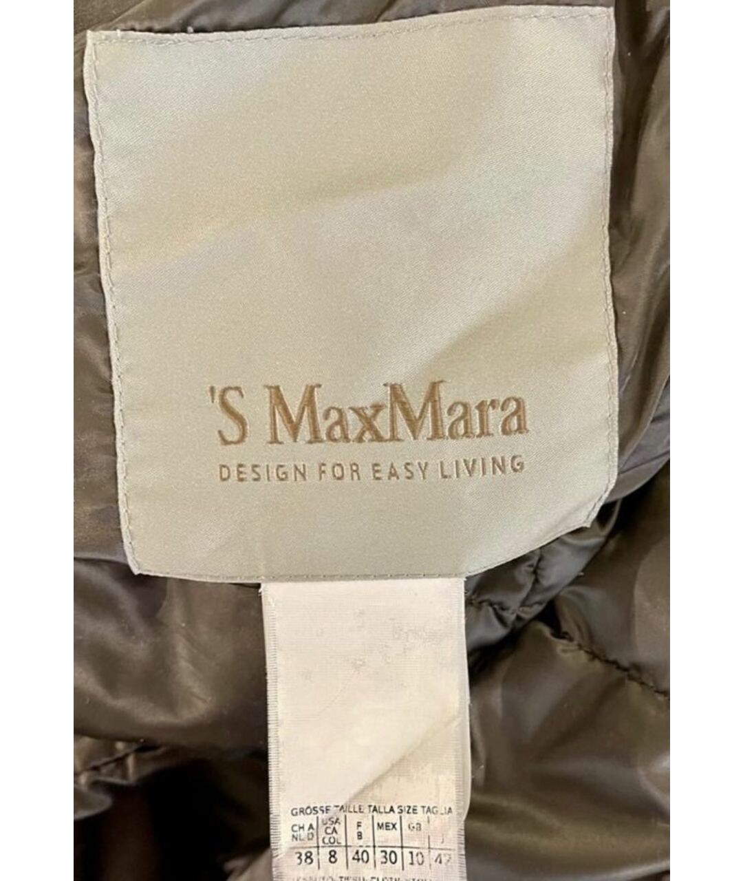 'S MAX MARA Коричневая куртка, фото 3