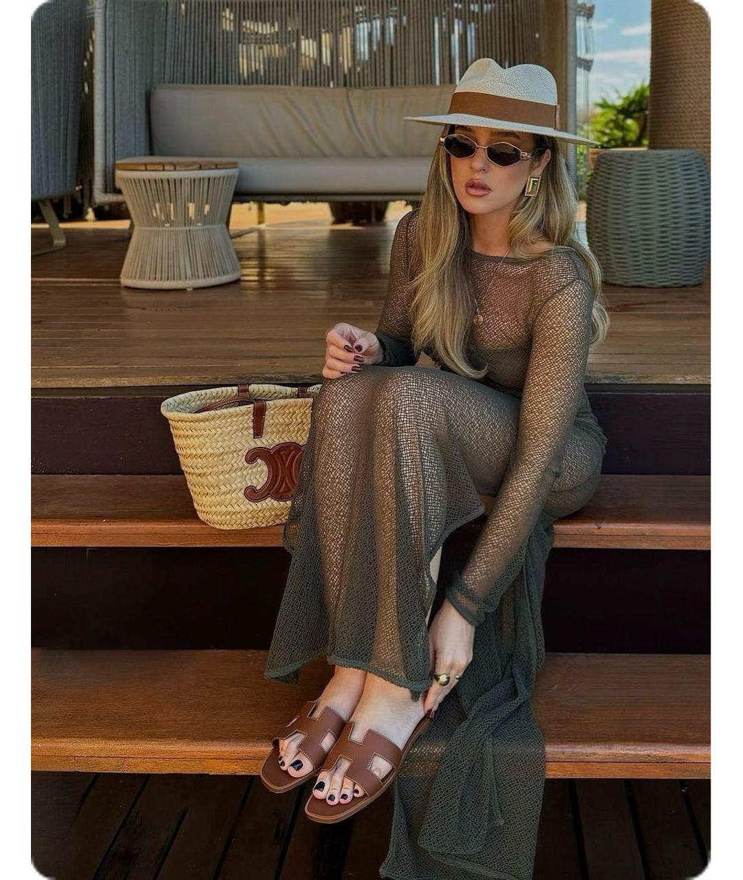 CELINE Золотые металлические солнцезащитные очки, фото 6