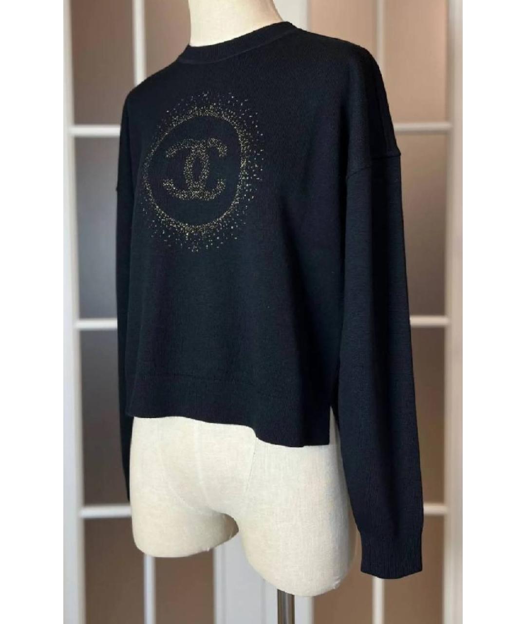 CHANEL Черный джемпер / свитер, фото 5
