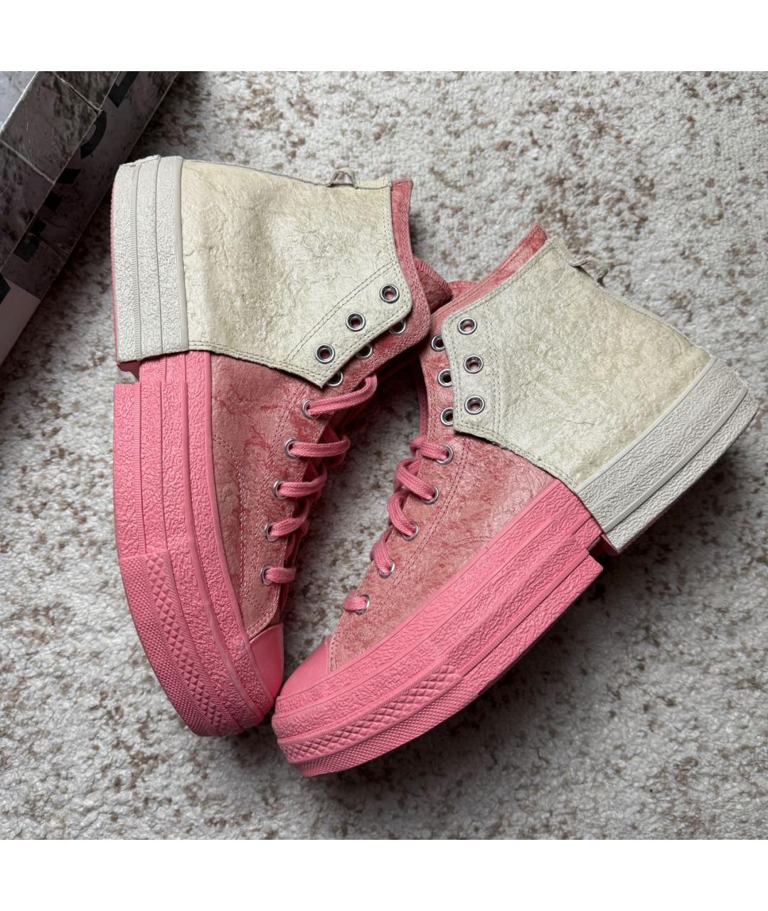 CONVERSE Коралловые высокие кроссовки / кеды, фото 2