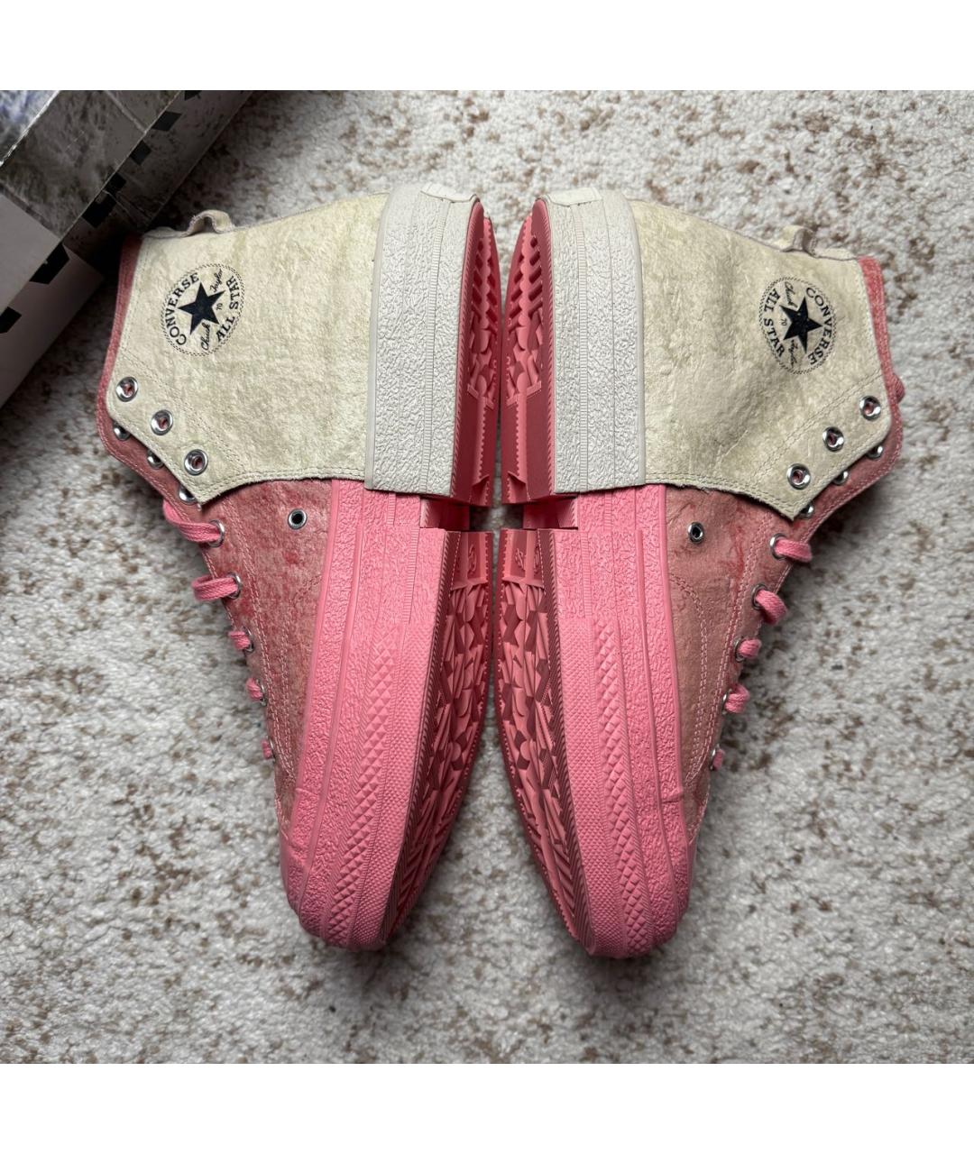 CONVERSE Коралловые высокие кроссовки / кеды, фото 3