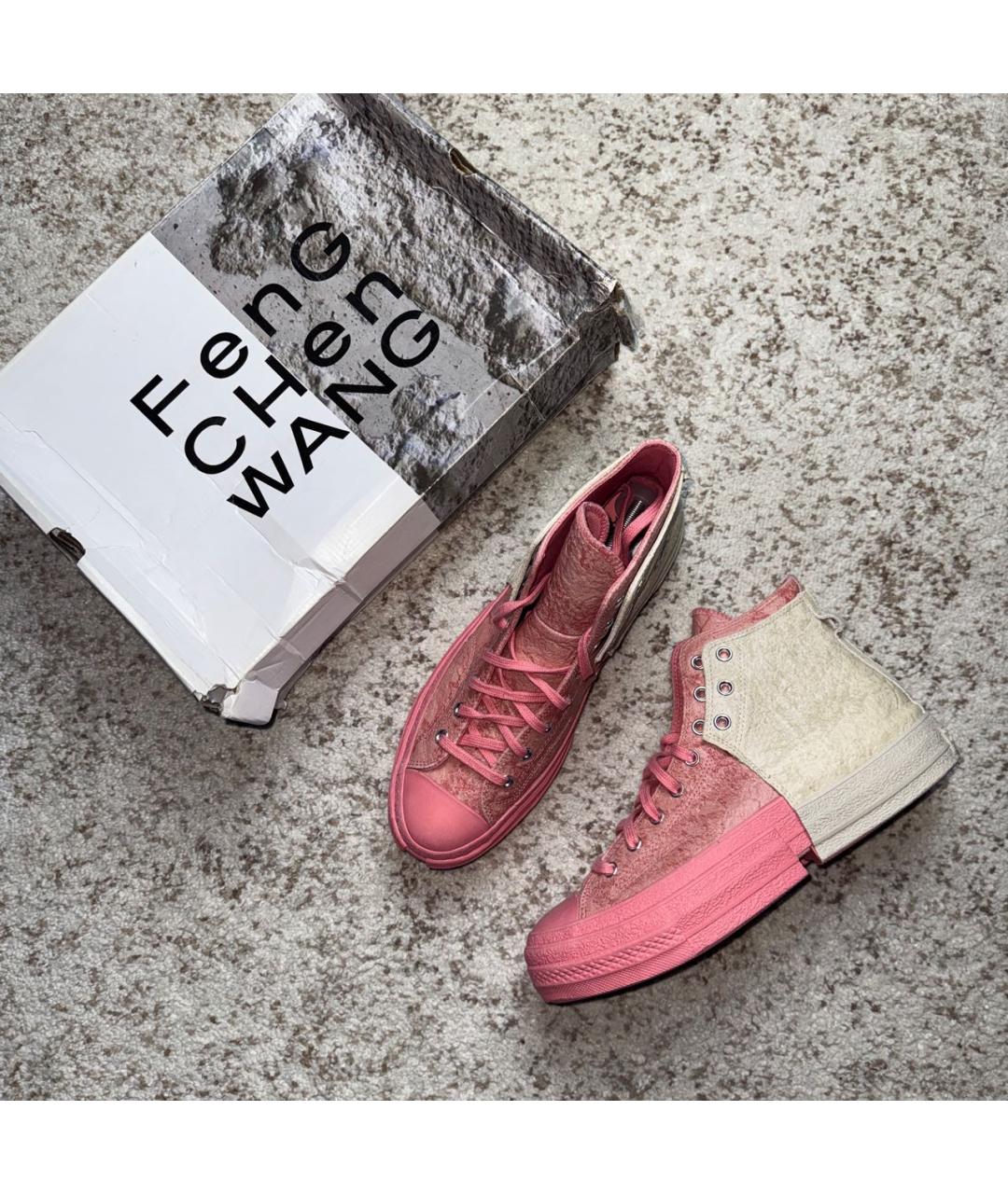 CONVERSE Коралловые высокие кроссовки / кеды, фото 8