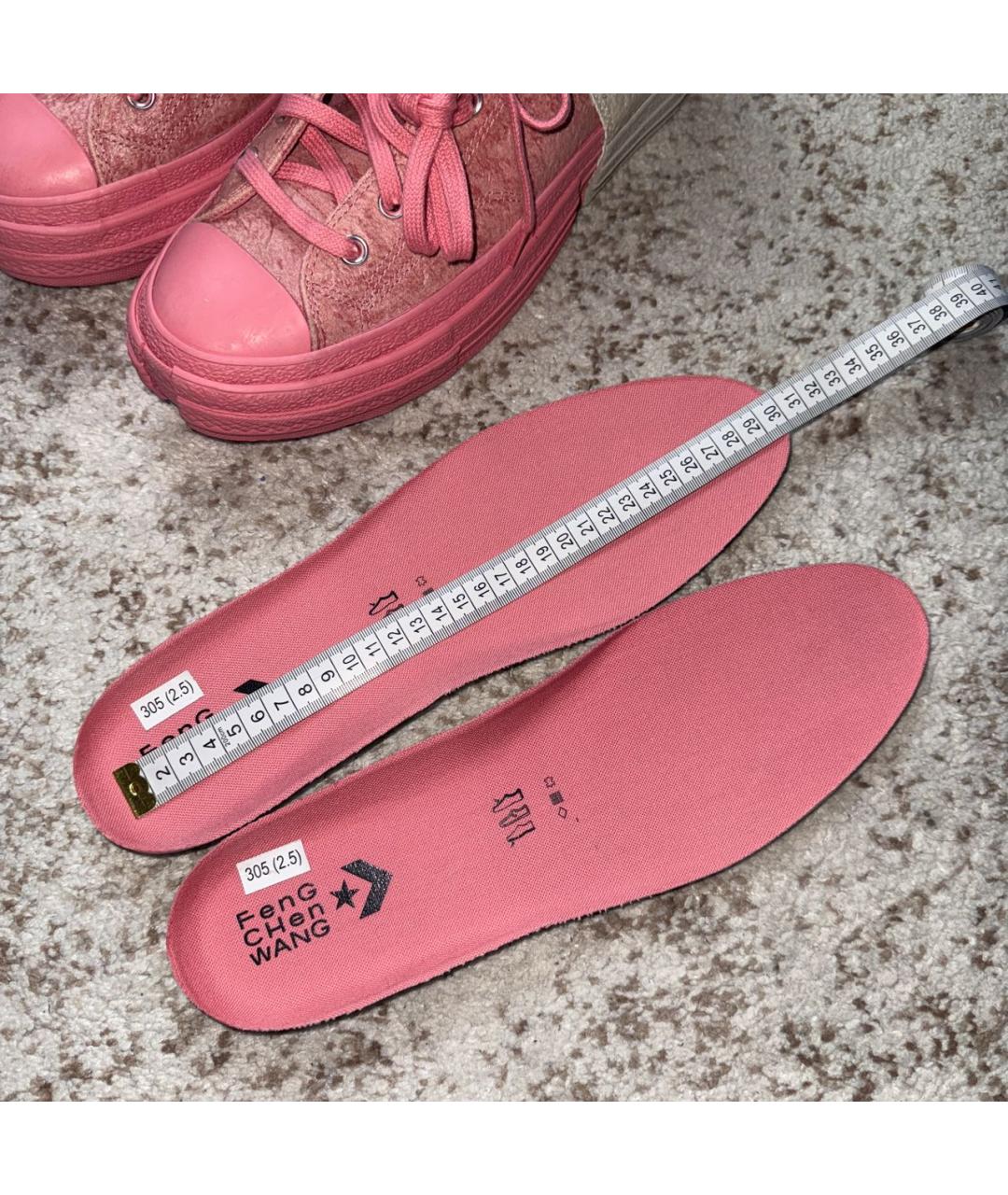 CONVERSE Коралловые высокие кроссовки / кеды, фото 6