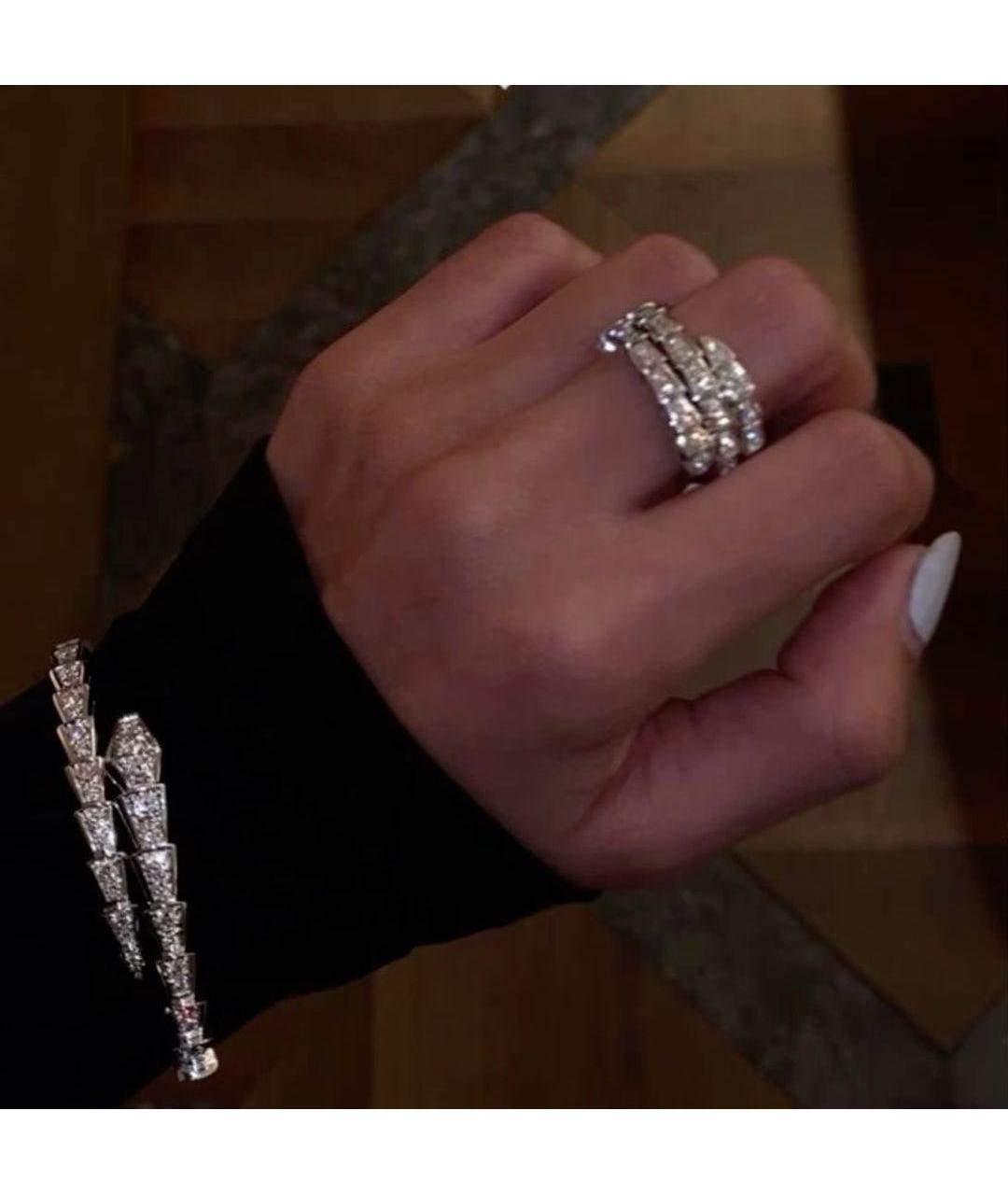 BVLGARI Золотое кольцо из белого золота, фото 4