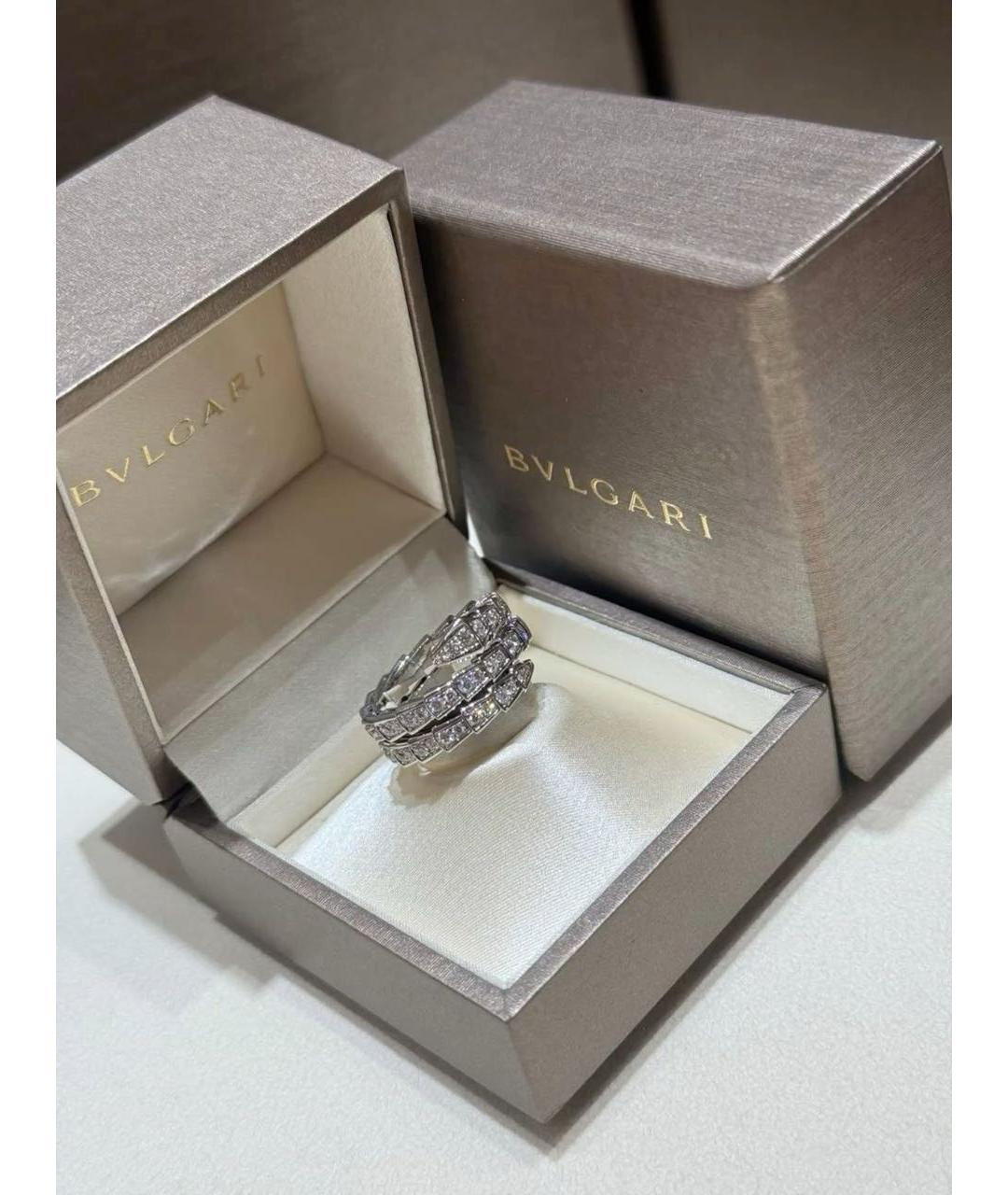 BVLGARI Золотое кольцо из белого золота, фото 3