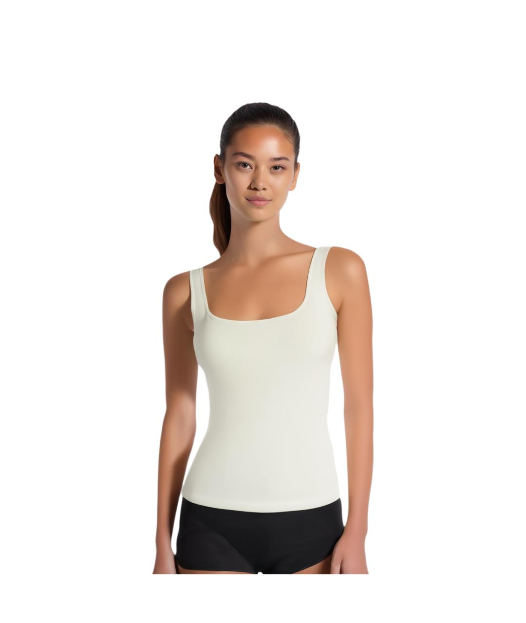 SKIMS Бежевая майка, фото 2