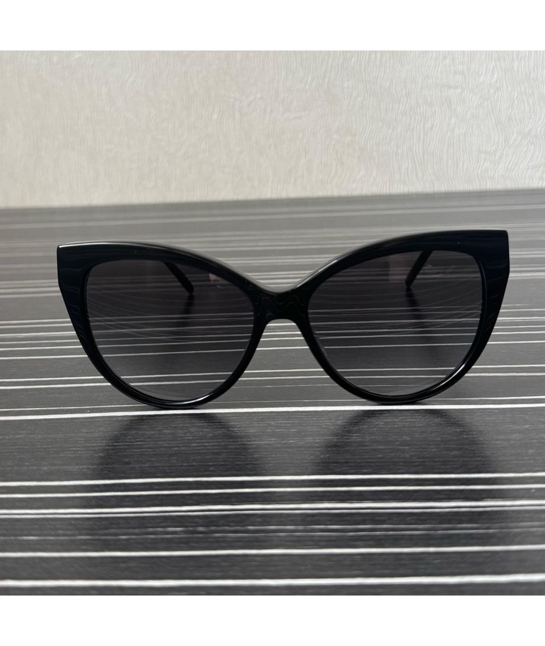 SAINT LAURENT Черные пластиковые солнцезащитные очки, фото 6