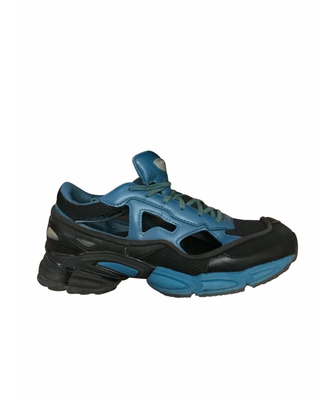 ADIDAS X RAF SIMONS Синие низкие кроссовки / кеды, фото 1
