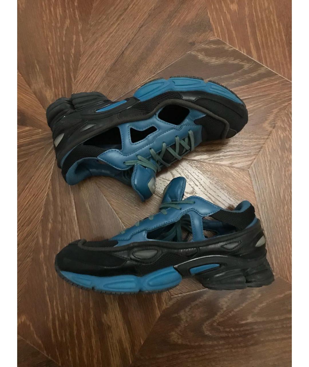 ADIDAS X RAF SIMONS Синие низкие кроссовки / кеды, фото 3