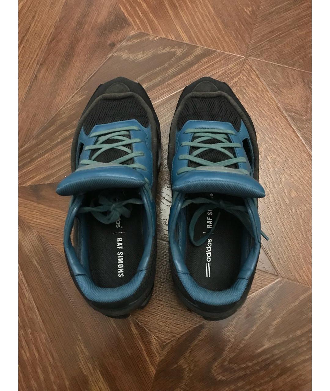 ADIDAS X RAF SIMONS Синие низкие кроссовки / кеды, фото 5