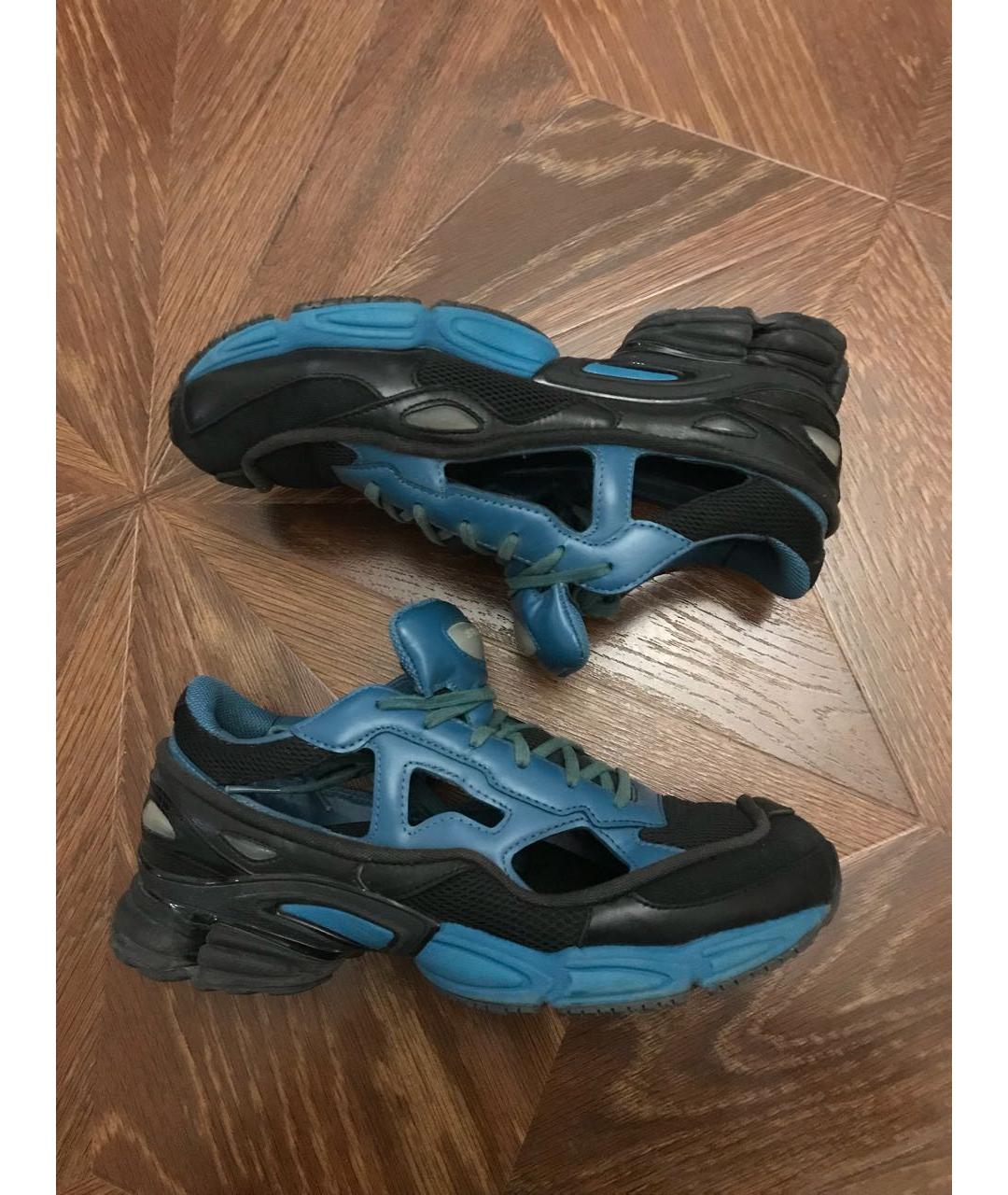 ADIDAS X RAF SIMONS Синие низкие кроссовки / кеды, фото 2