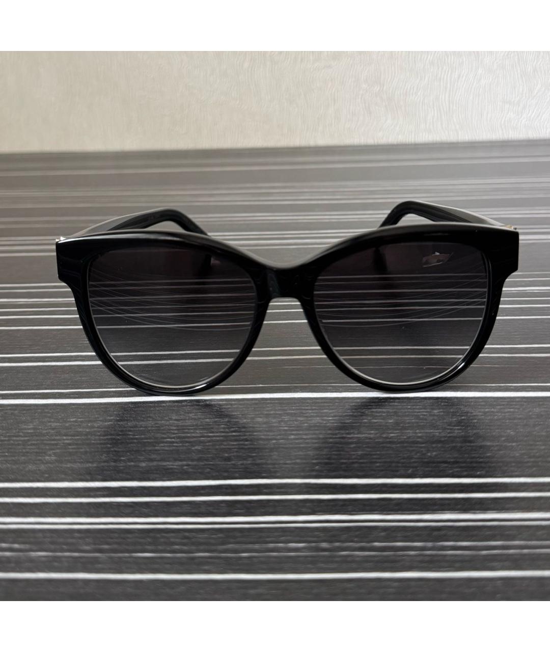 SAINT LAURENT Черные пластиковые солнцезащитные очки, фото 5