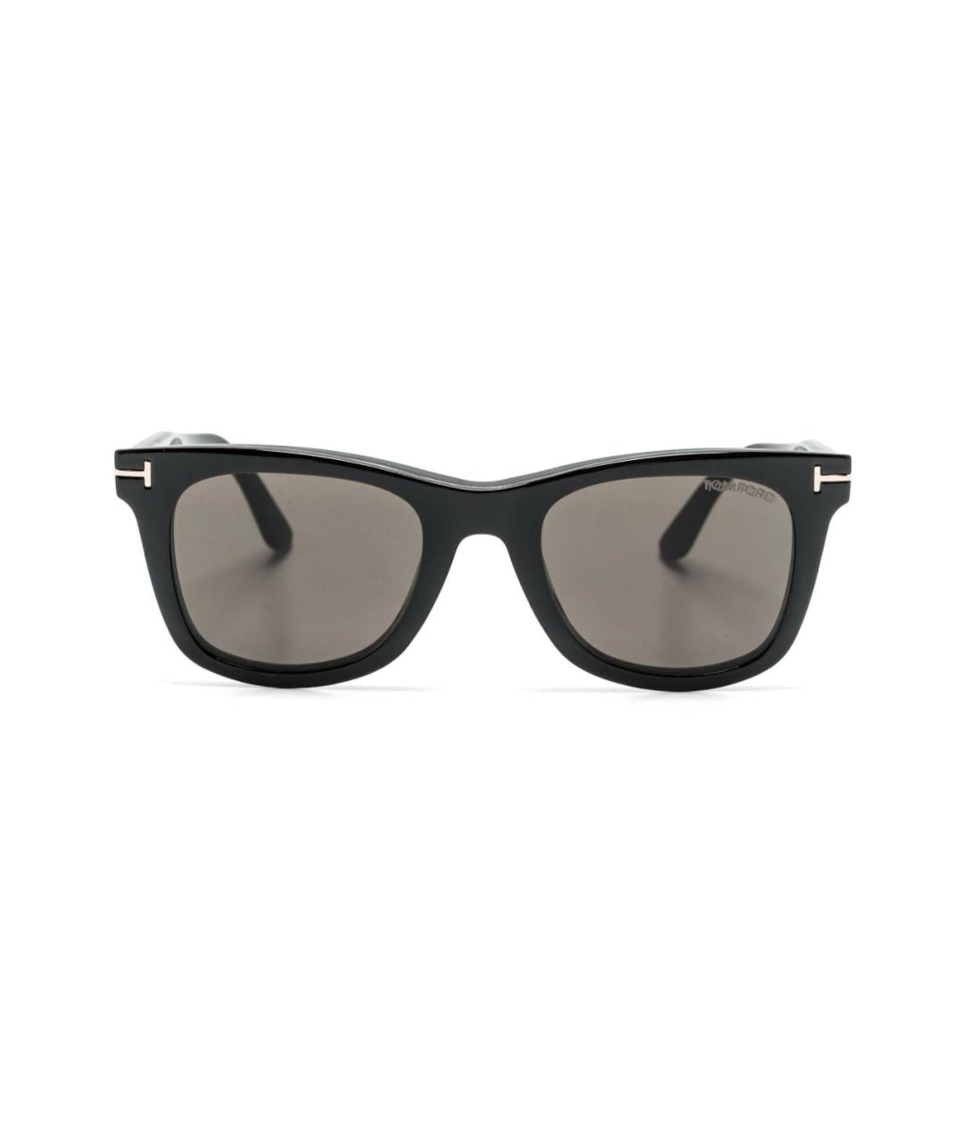 TOM FORD Коричневые пластиковые солнцезащитные очки, фото 8