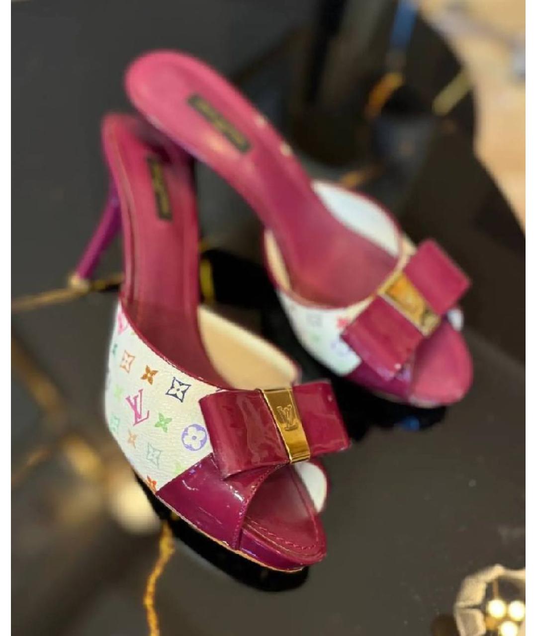 LOUIS VUITTON Мульти мюли, фото 5