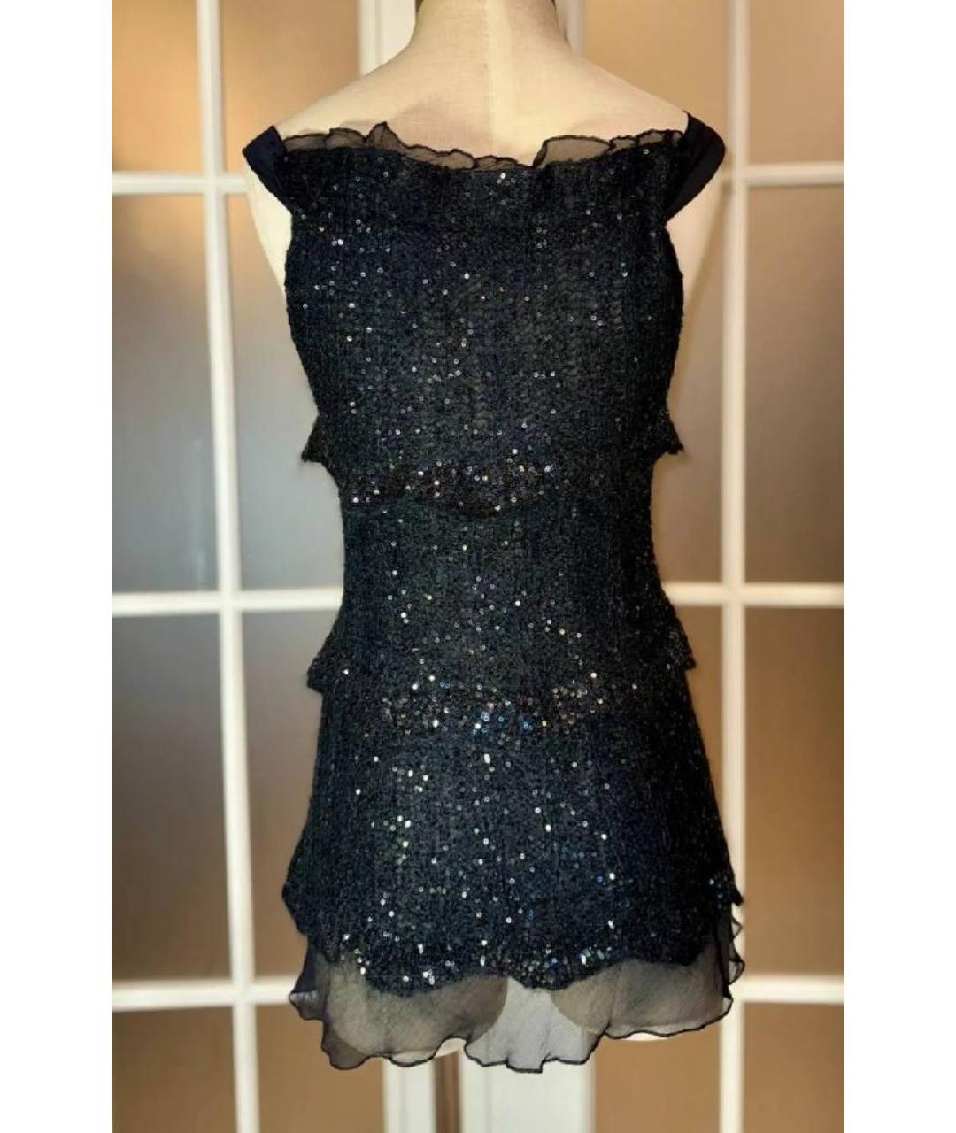 ERMANNO SCERVINO Черное шерстяное вечернее платье, фото 2