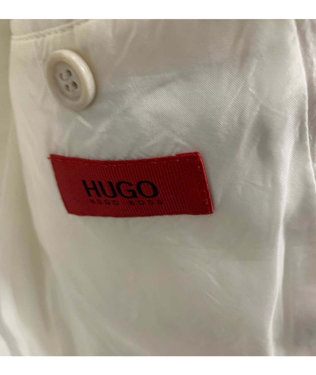 HUGO BOSS Белый хлопковый пиджак, фото 4