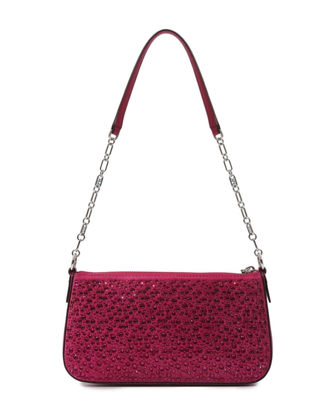 MICHAEL KORS Фуксия кожаная сумка через плечо, фото 1