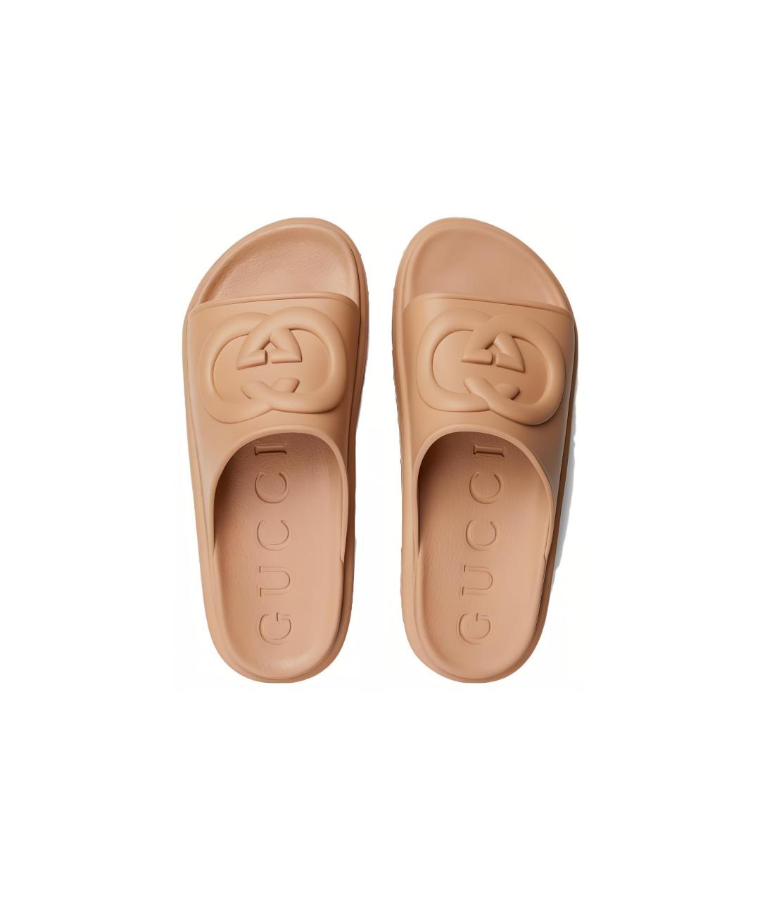 GUCCI Коричневые сандалии, фото 3