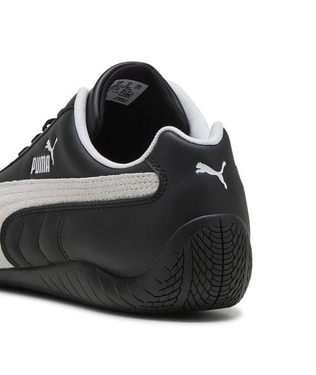 PUMA Черные кожаные кроссовки, фото 4