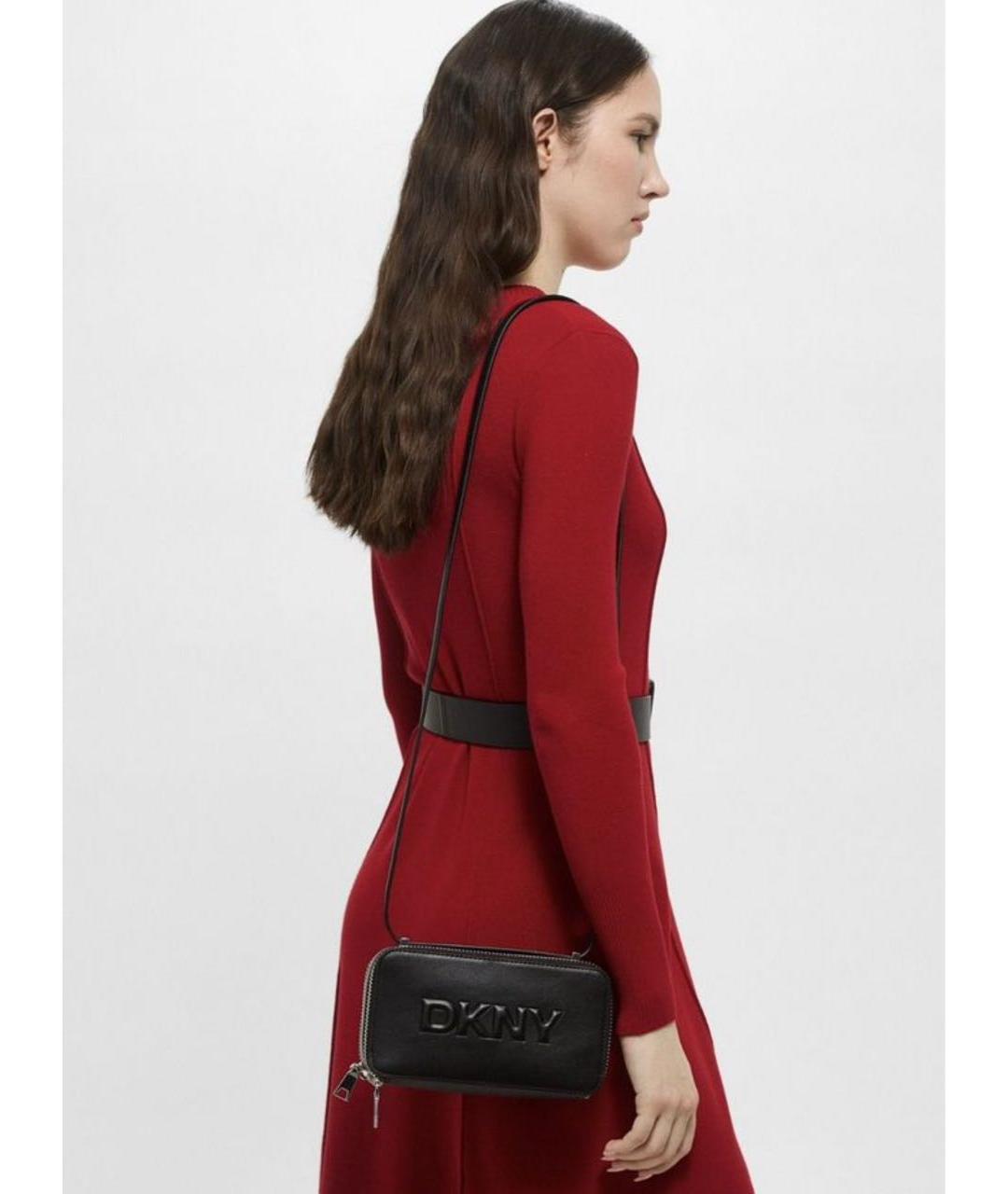 DKNY Черная сумка через плечо, фото 3