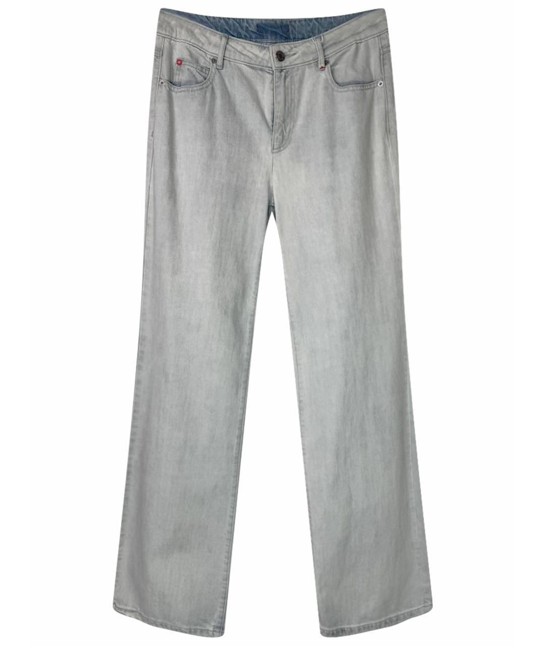 MAX&CO Голубые хлопковые прямые джинсы, фото 1